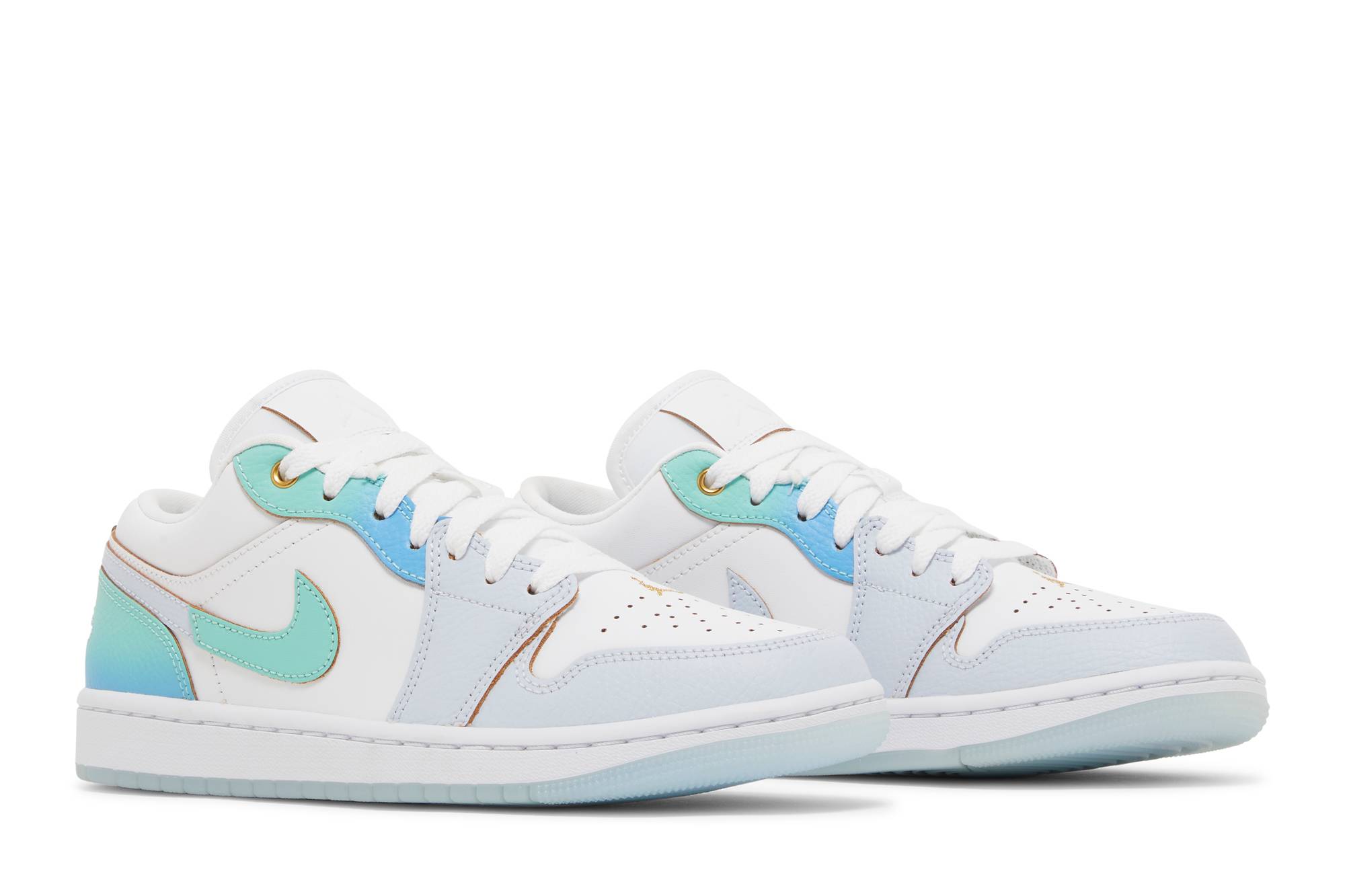 (Women) Nike Air Air Jordan 1 Low SE Emerald Rise FN8899-131 Nicesnk
