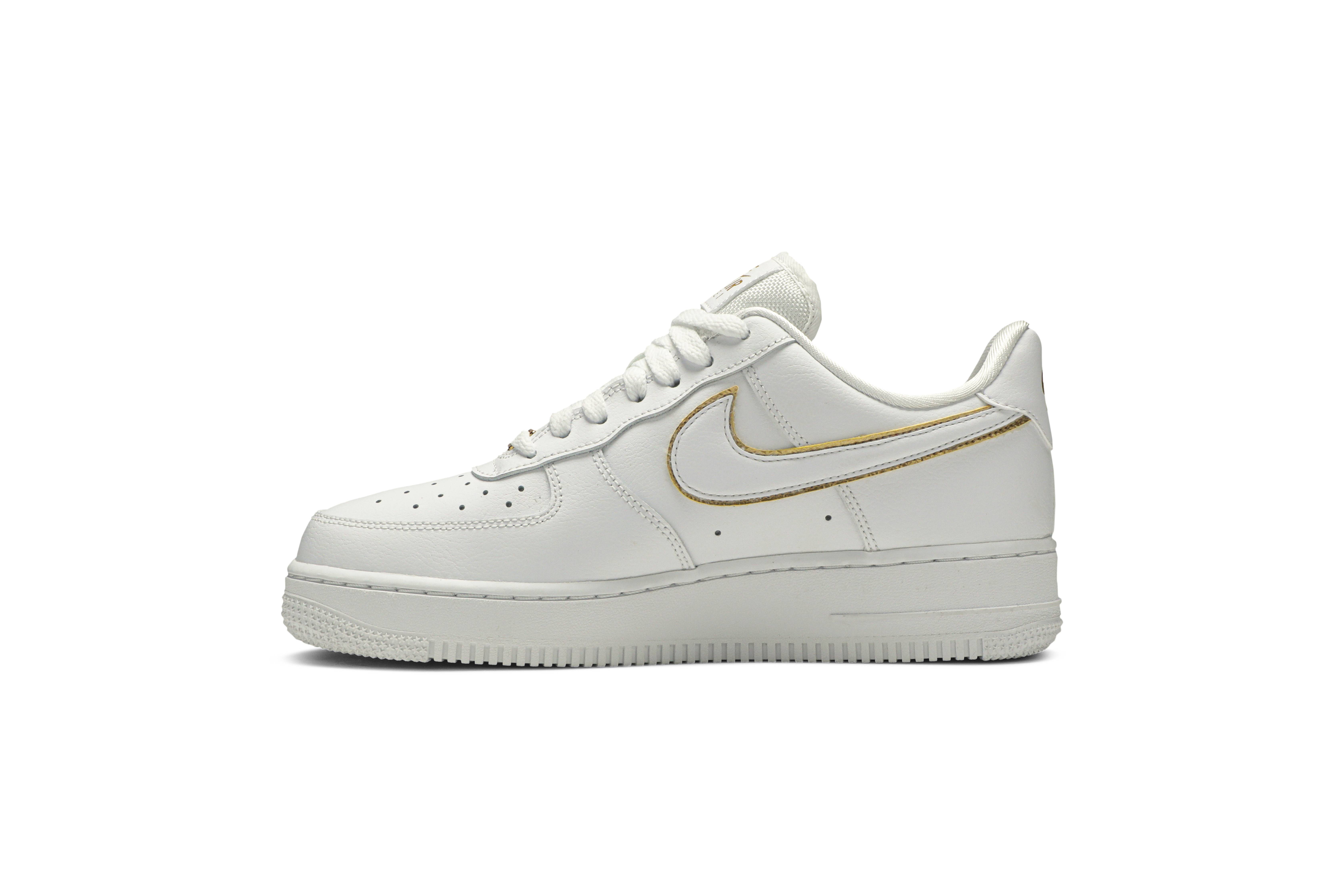 (Women) Nike Air Force 1 07 ESS Metallic Gold AO2132-102 Nicesnk
