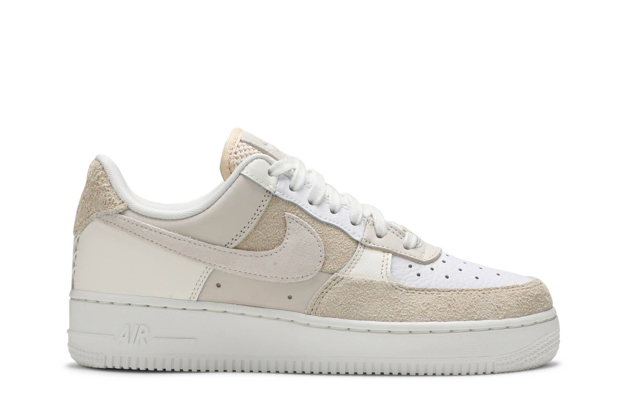 (Women) Nike Air Force 1 07 Coconut Milk Patchwork DD6618-100 Nicesnk