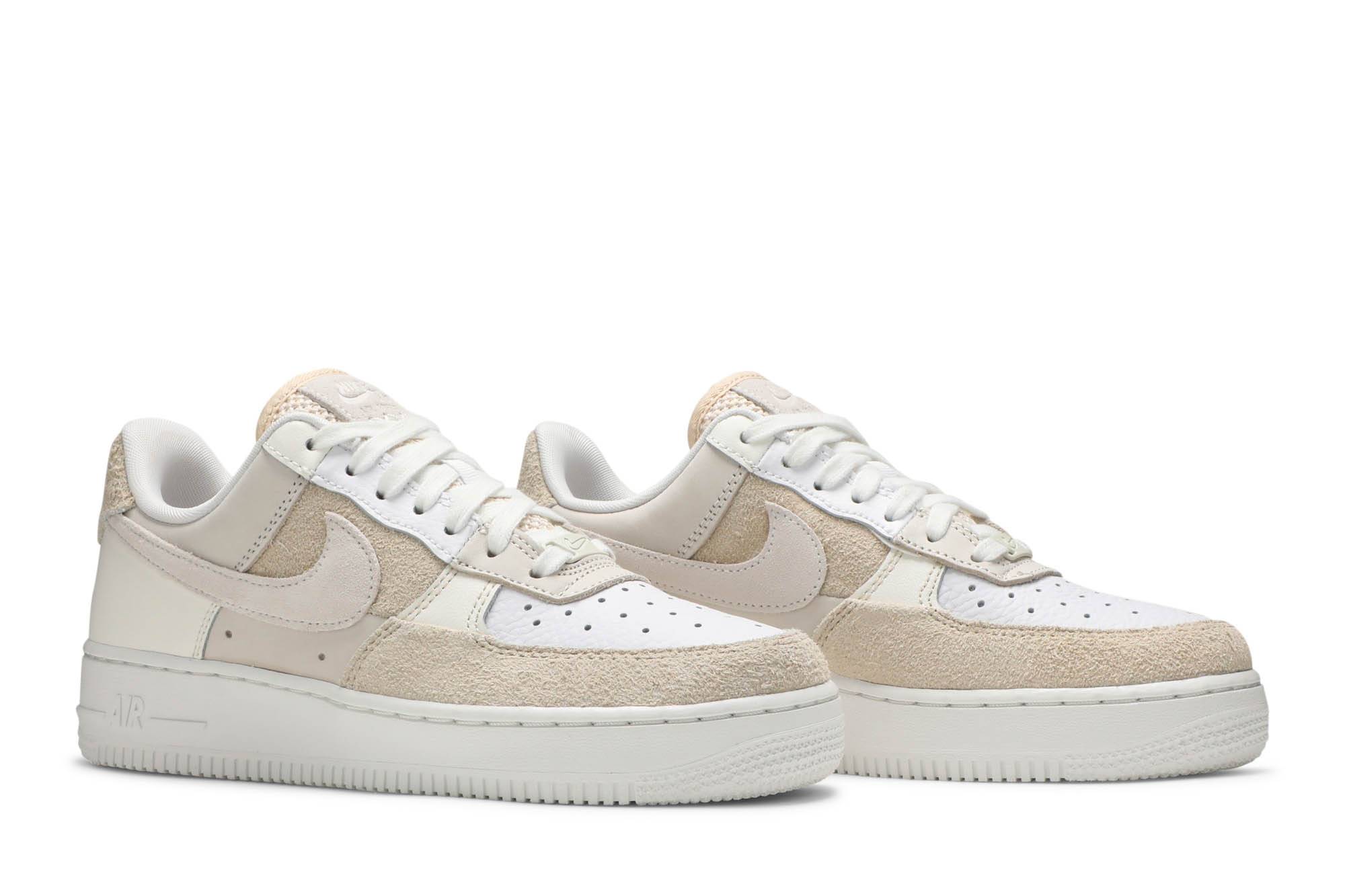 (Women) Nike Air Force 1 07 Coconut Milk Patchwork DD6618-100 Nicesnk