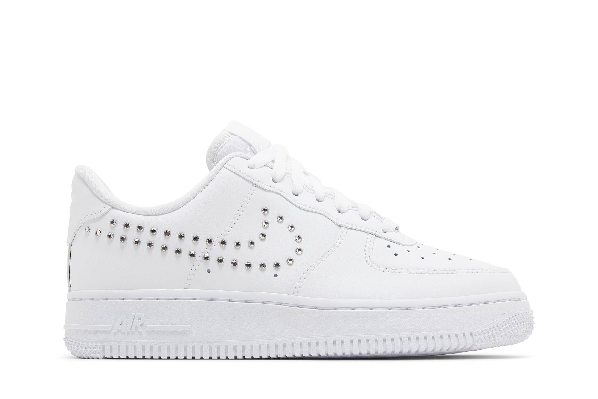 (Women) Nike Air Force 1 ’07 ‘Studded Swoosh’ FQ8887-100