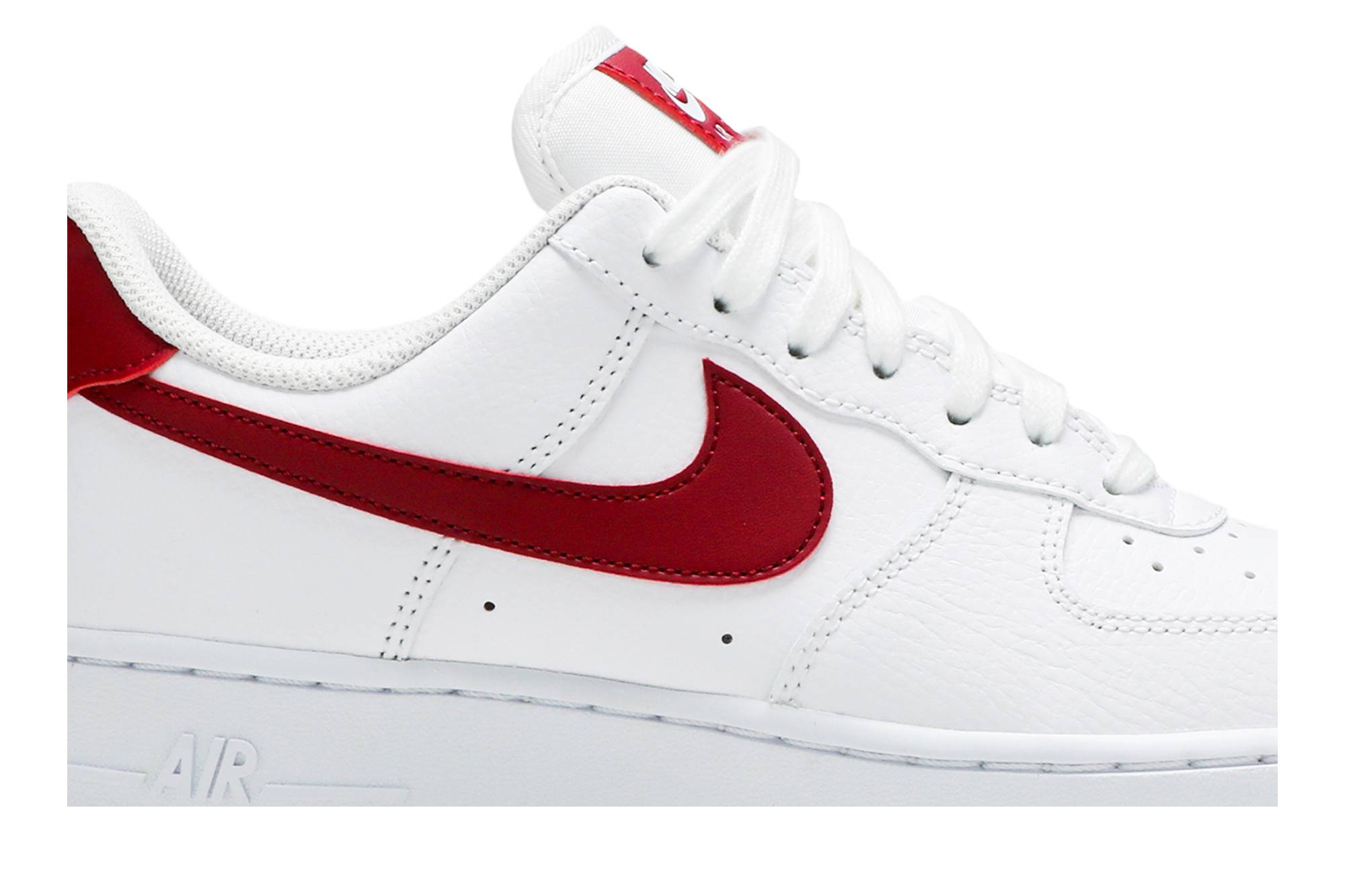 (Women) Nike Air Force 1 07 White Noble Red 315115-154 Nicesnk