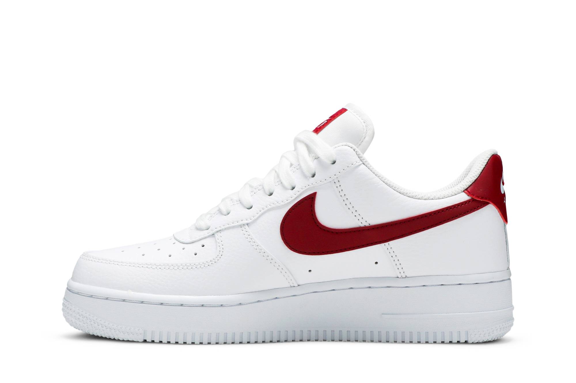 (Women) Nike Air Force 1 07 White Noble Red 315115-154 Nicesnk