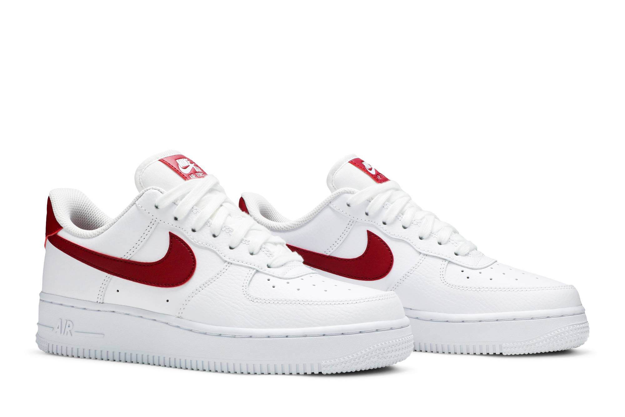 (Women) Nike Air Force 1 07 White Noble Red 315115-154 Nicesnk