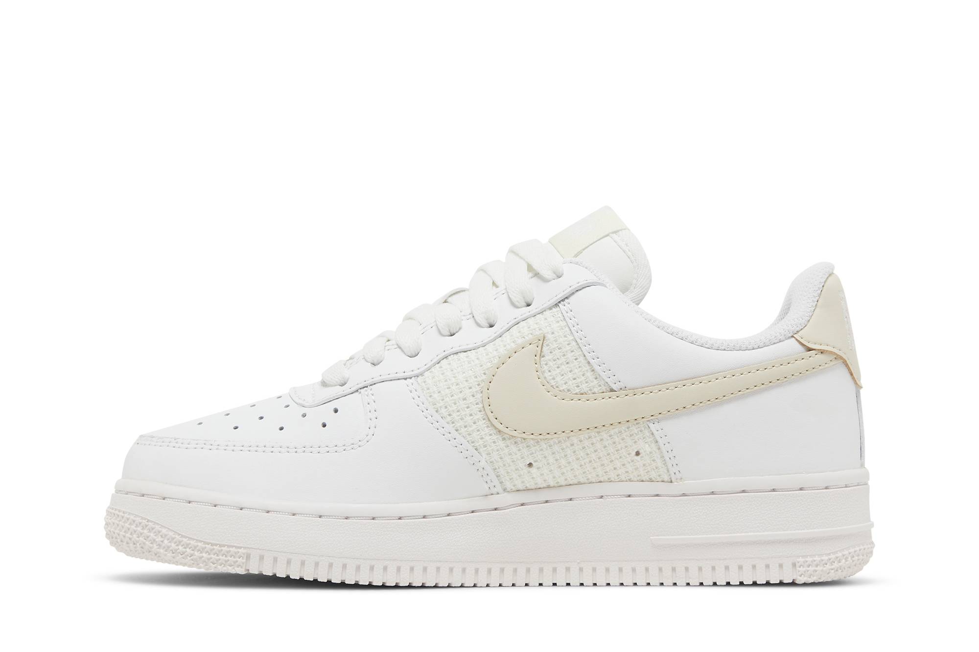 (Women) Nike Air Force 1 ’07 ESS ‘Cross Stitch – White Fossil’ DJ9945-100