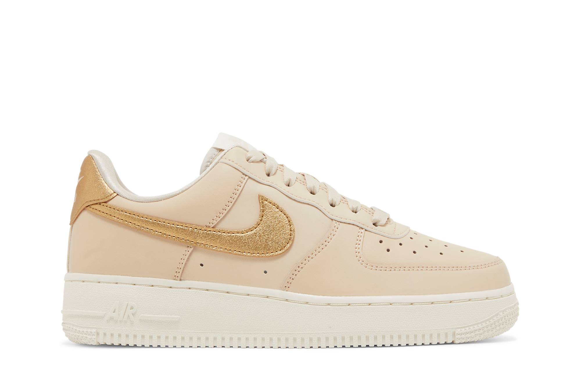 (Women) Nike Air Force 1 ’07 Essential ‘Sanddrift Gold’ DQ7569-102