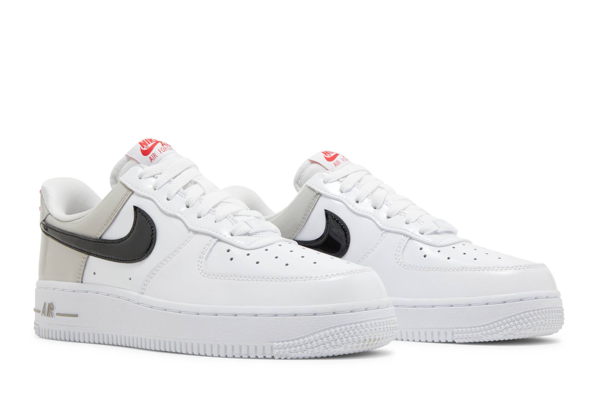 (Women) Nike Air Force 1 ’07 Essential ‘White Iron Ore Patent’ DQ7570-001