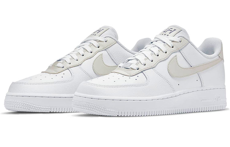 (Women) Nike Air Force 1 07 Low White Light Gray 315115-168 Nicesnk