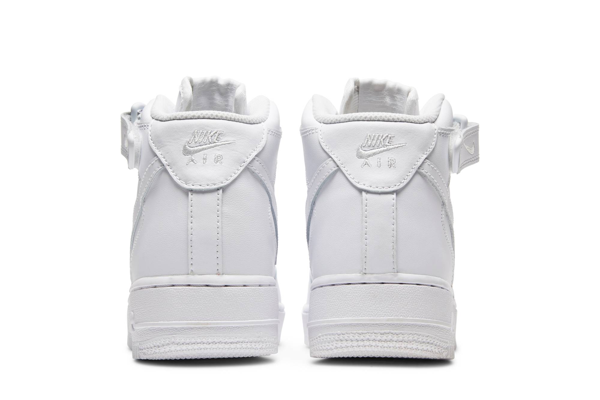 (Women) Nike Air Force 1 07 Mid Triple White DD9625-100 Nicesnk