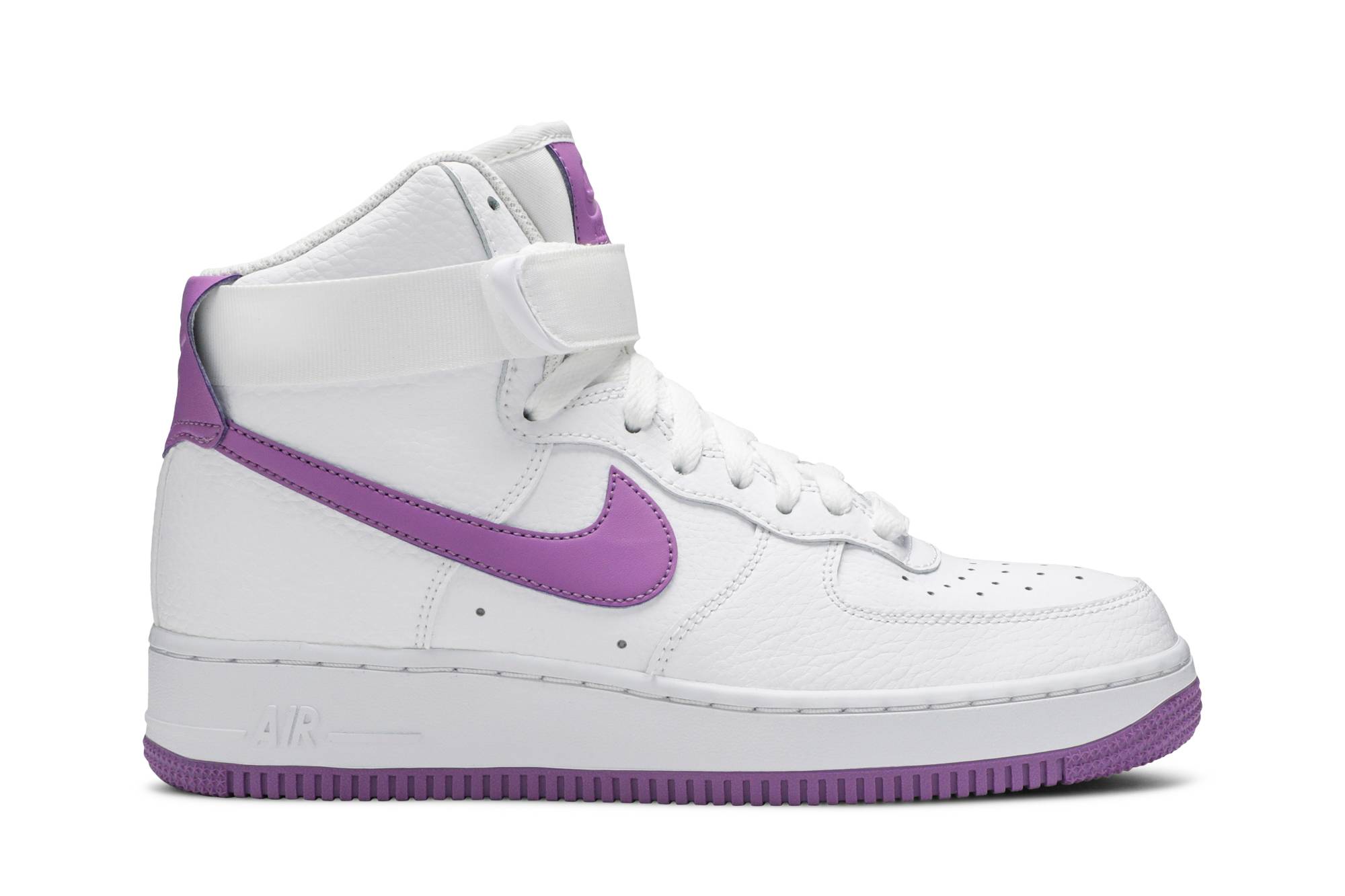 (Women) Nike Air Force 1 High White Dark Orchid 334031-112 Nicesnk