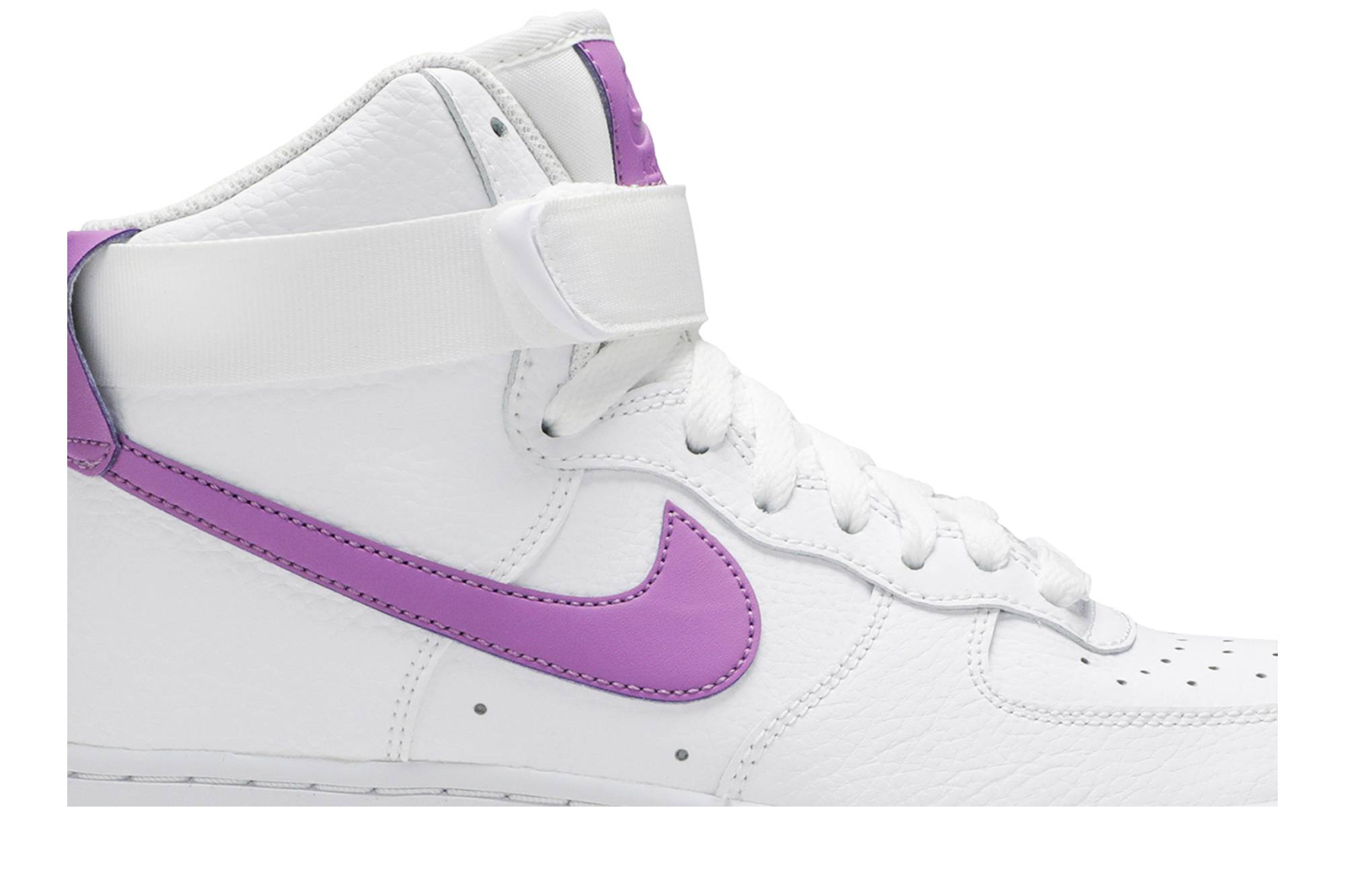 (Women) Nike Air Force 1 High White Dark Orchid 334031-112 Nicesnk