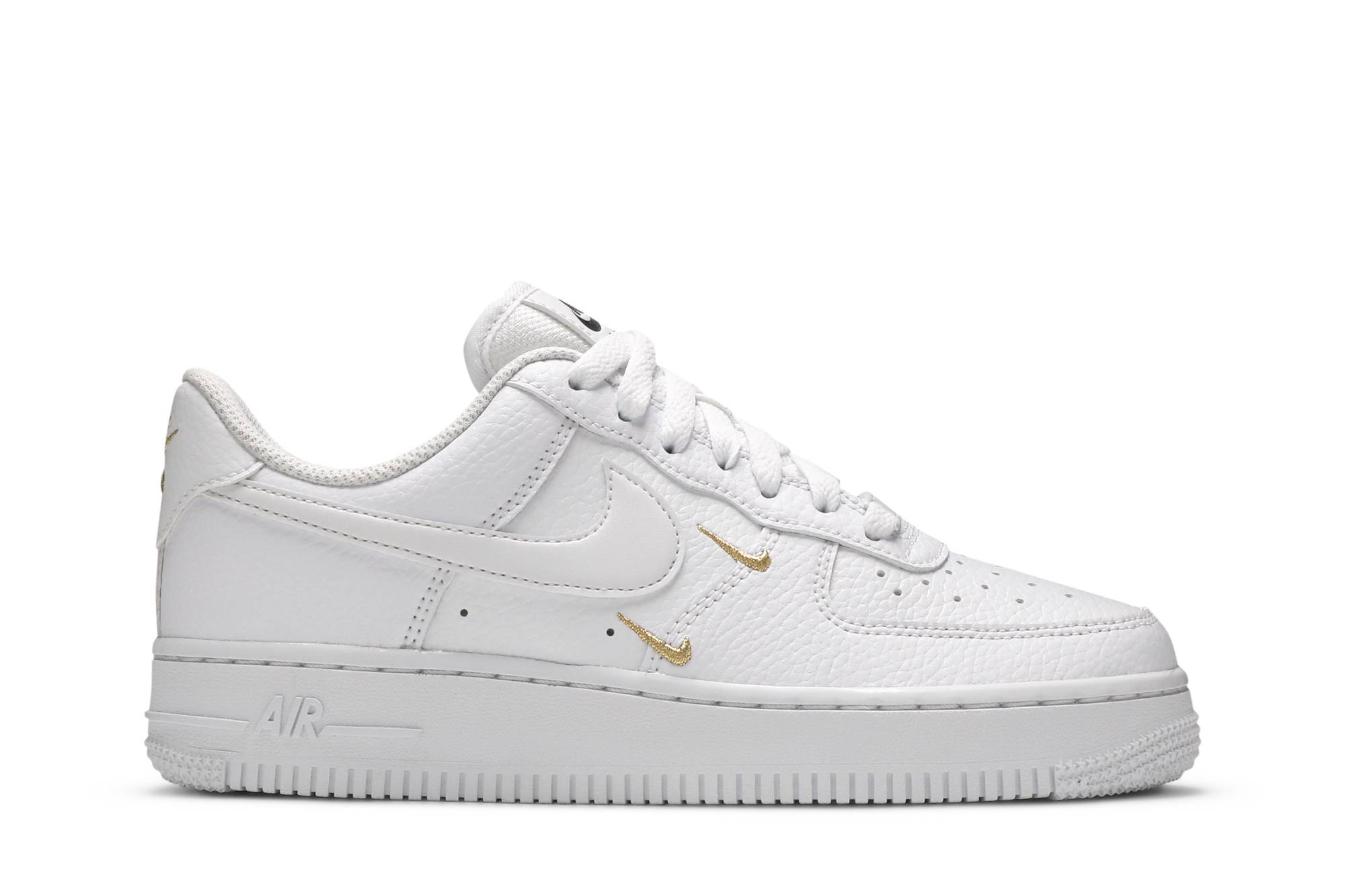 (Women) Nike Air Force 1 Low 07 Essential White Metallic Gold CT1989-100 Nicesnk