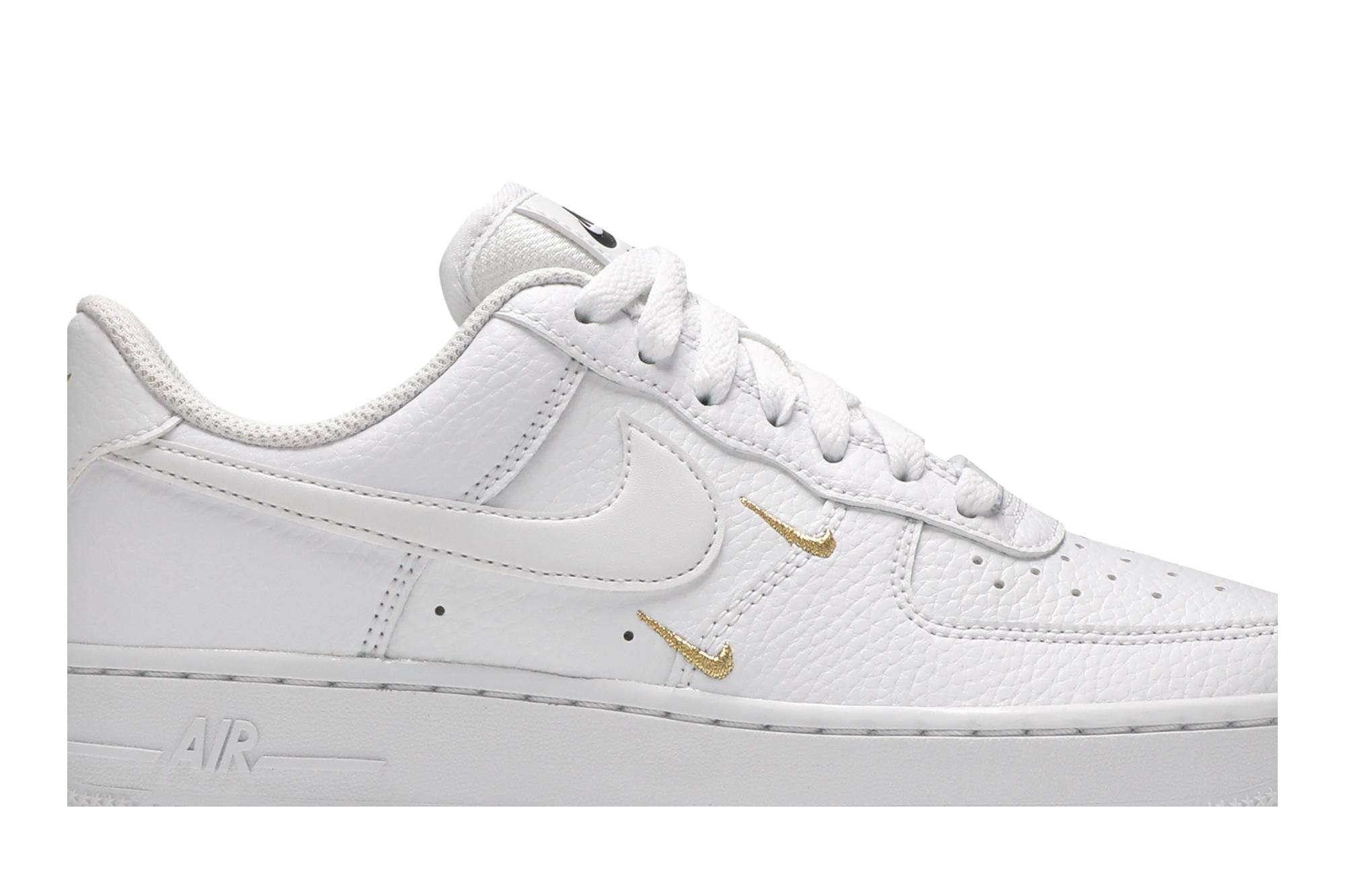 (Women) Nike Air Force 1 Low 07 Essential White Metallic Gold CT1989-100 Nicesnk
