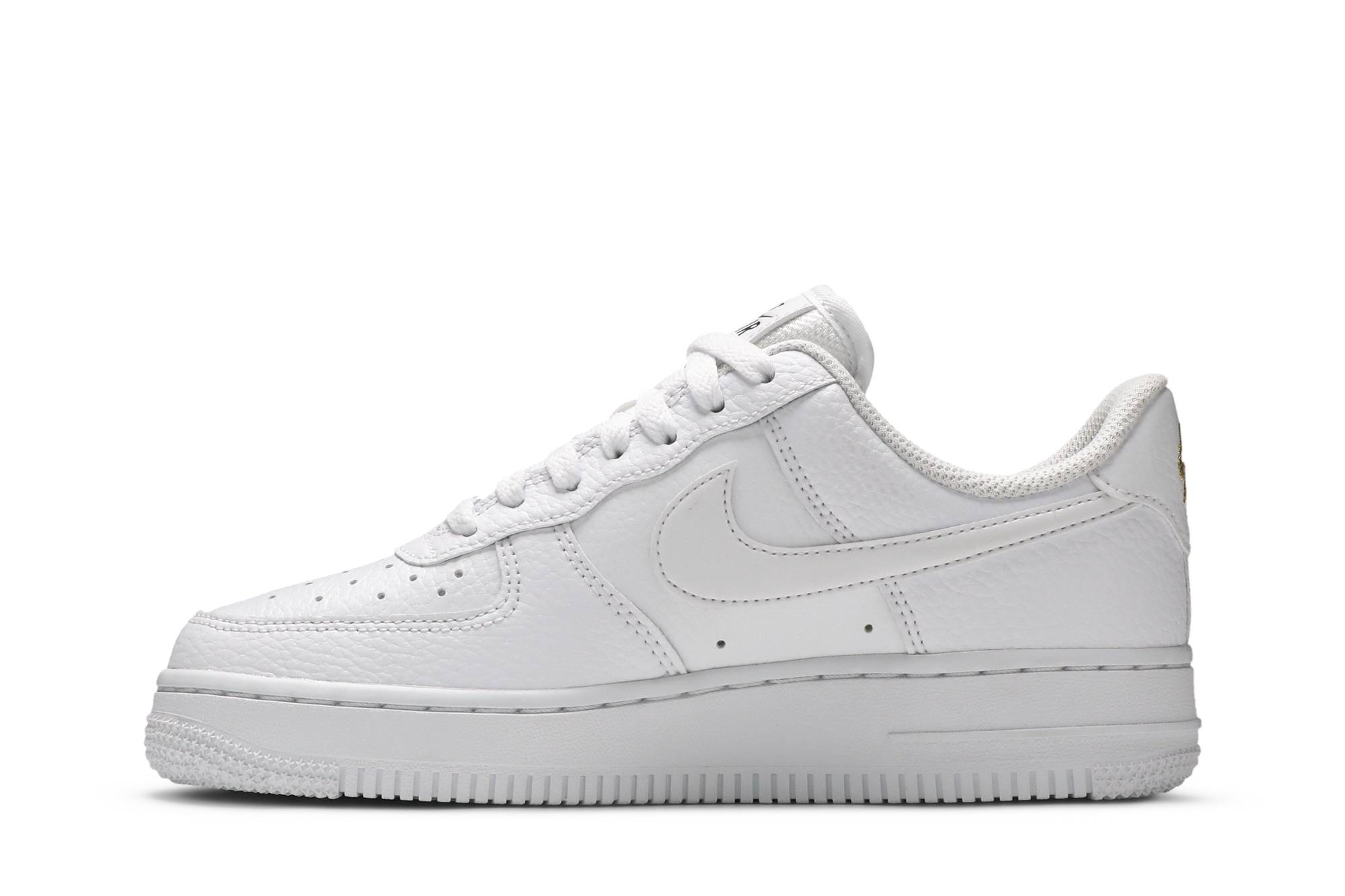 (Women) Nike Air Force 1 Low 07 Essential White Metallic Gold CT1989-100 Nicesnk
