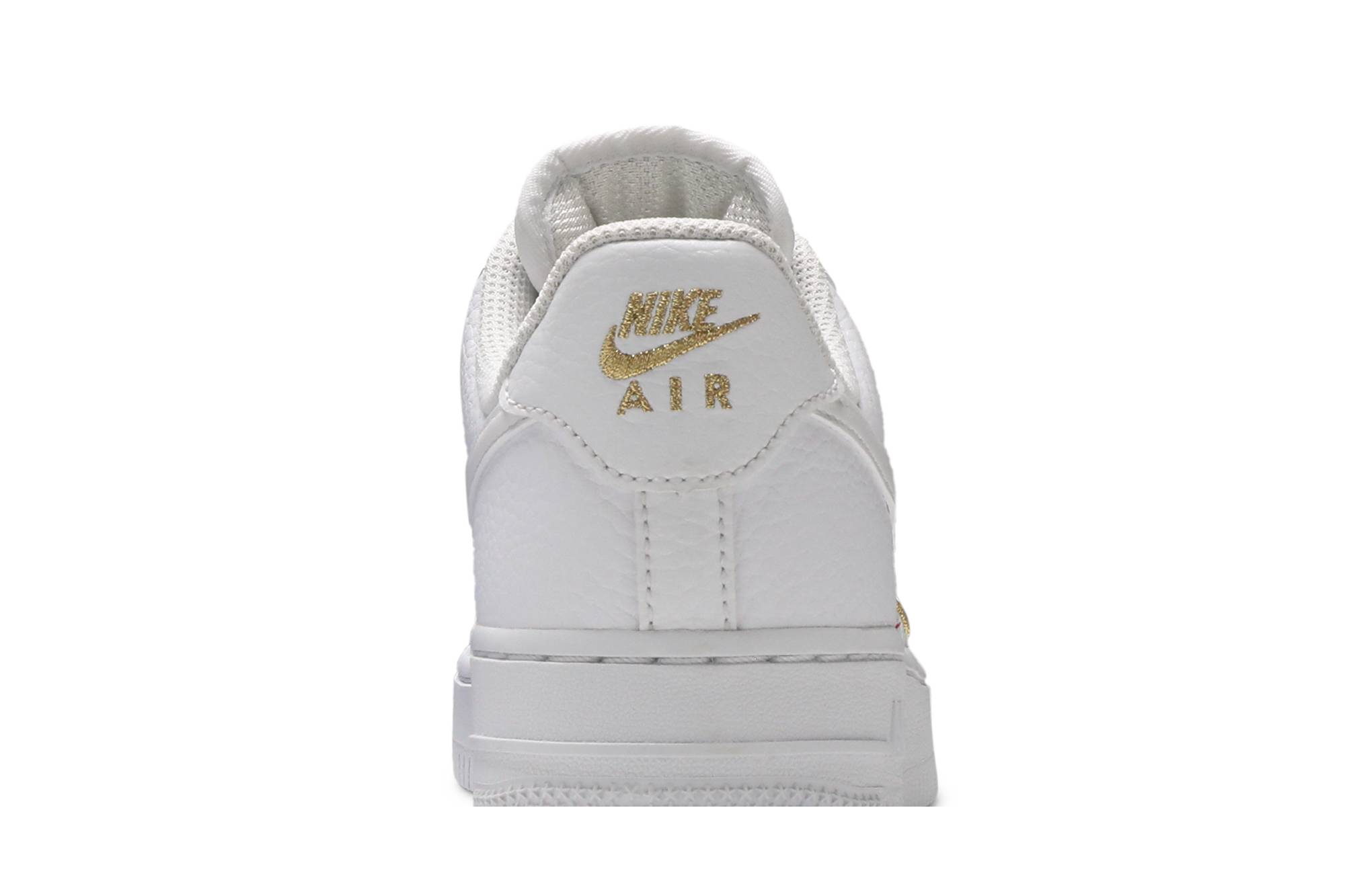 (Women) Nike Air Force 1 Low 07 Essential White Metallic Gold CT1989-100 Nicesnk