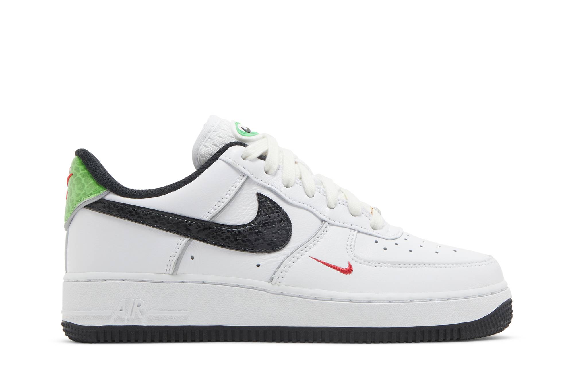 (Women) Nike Air Force 1 Low 07 Just Do ItSnakeskin White Black DV1492-101 Nicesnk