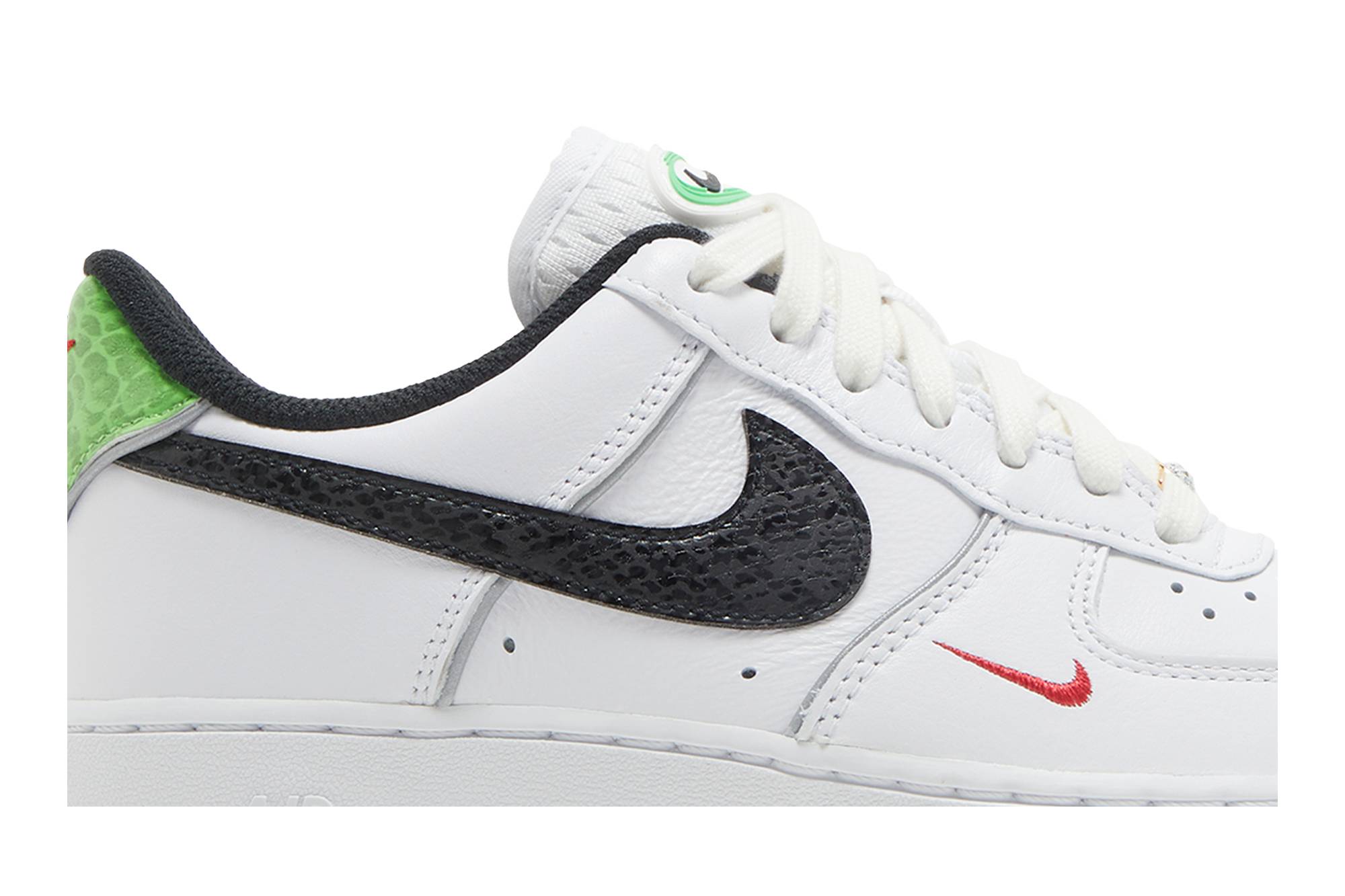 (Women) Nike Air Force 1 Low 07 Just Do ItSnakeskin White Black DV1492-101 Nicesnk