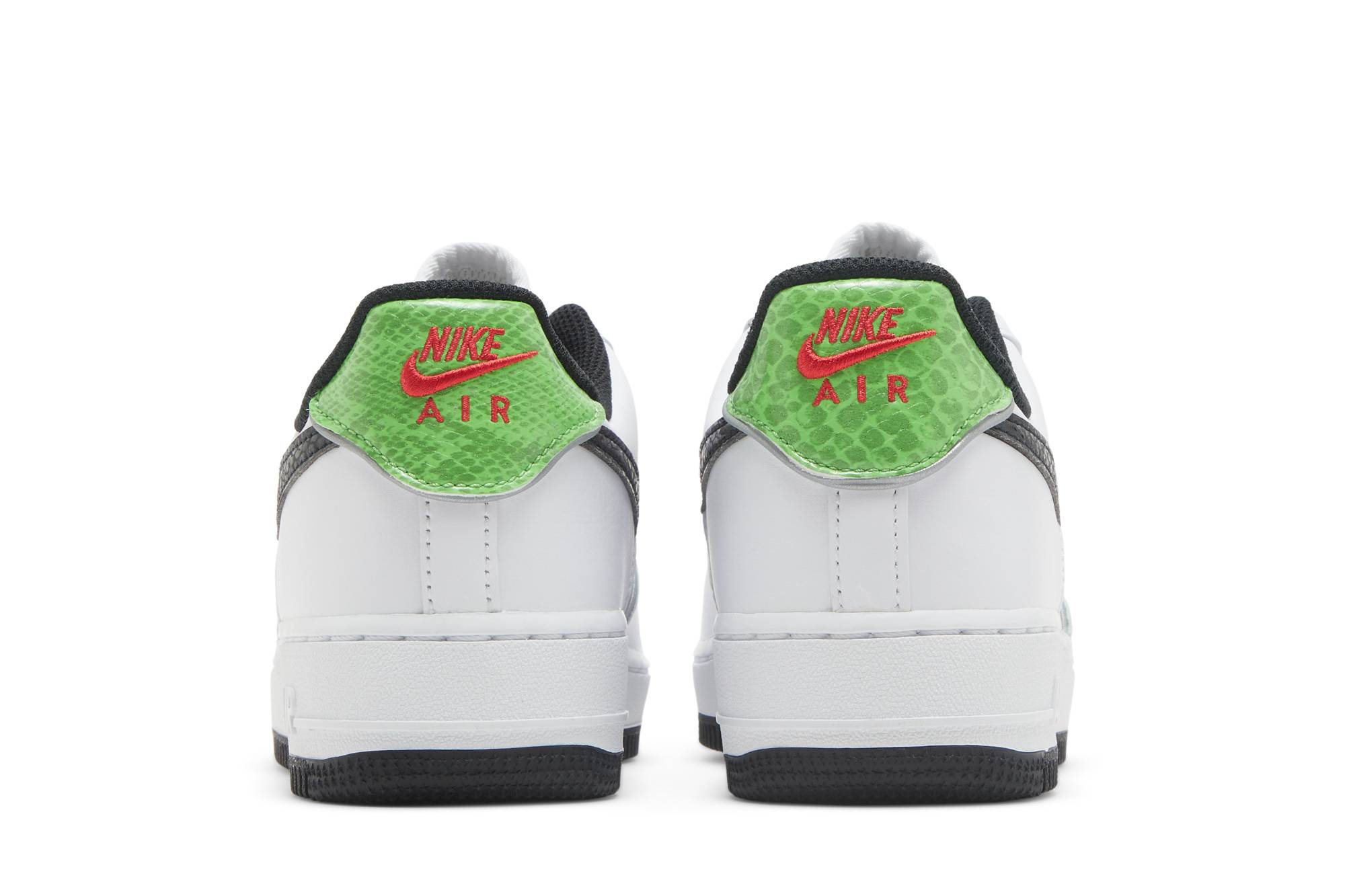 (Women) Nike Air Force 1 Low 07 Just Do ItSnakeskin White Black DV1492-101 Nicesnk