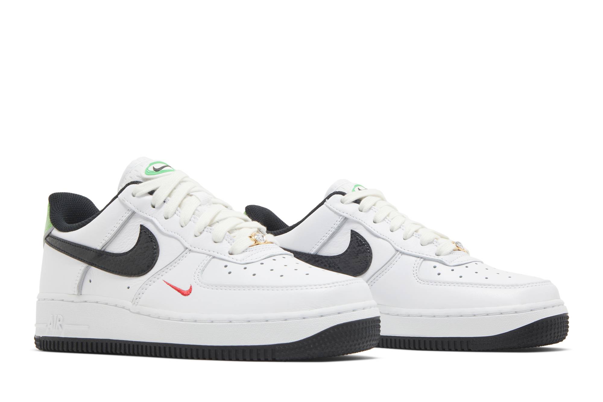 (Women) Nike Air Force 1 Low 07 Just Do ItSnakeskin White Black DV1492-101 Nicesnk