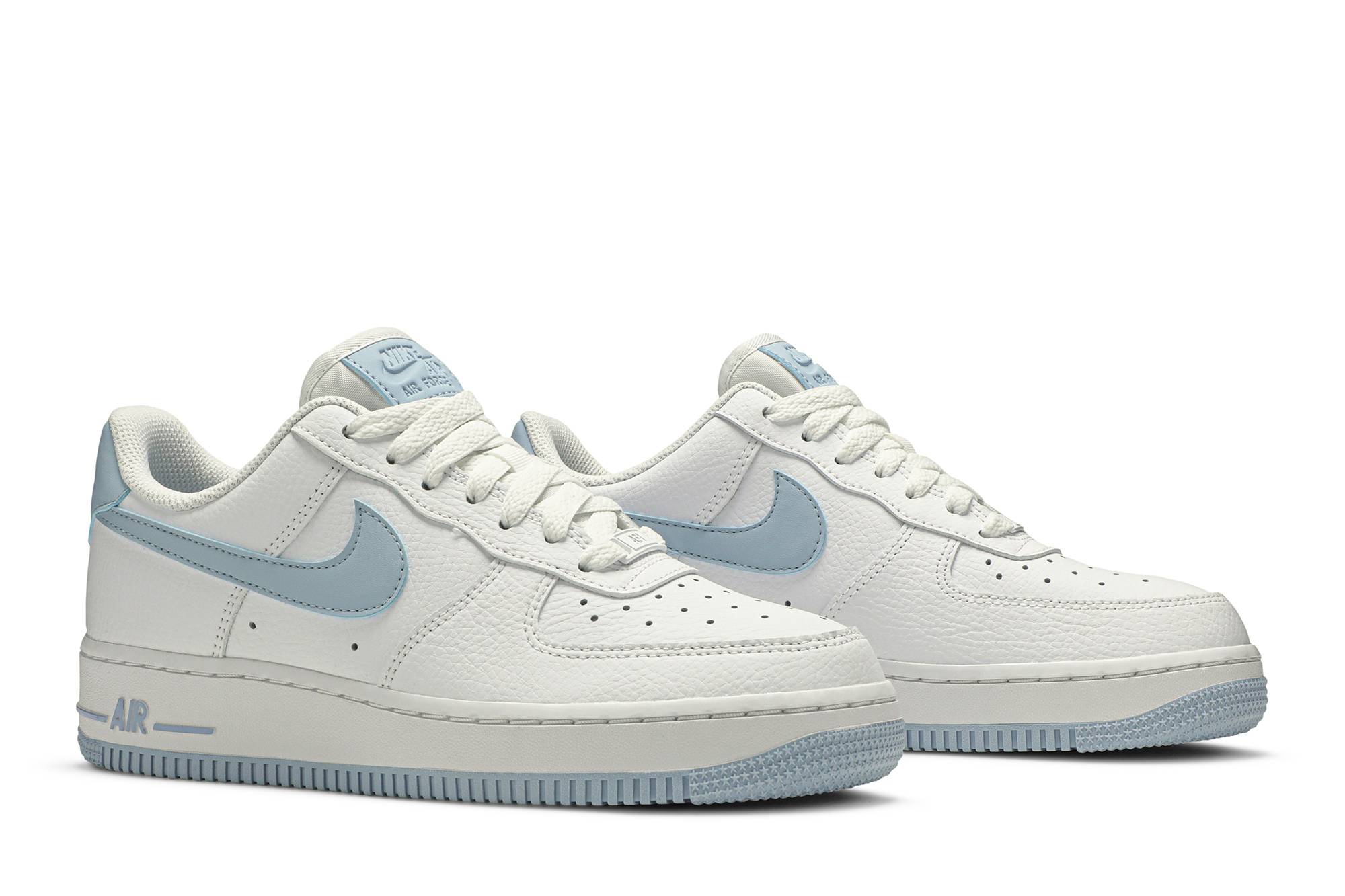 (Women) Nike Air Force 1 Low 07 Patent Light Armory Blue AH0287-104 Nicesnk