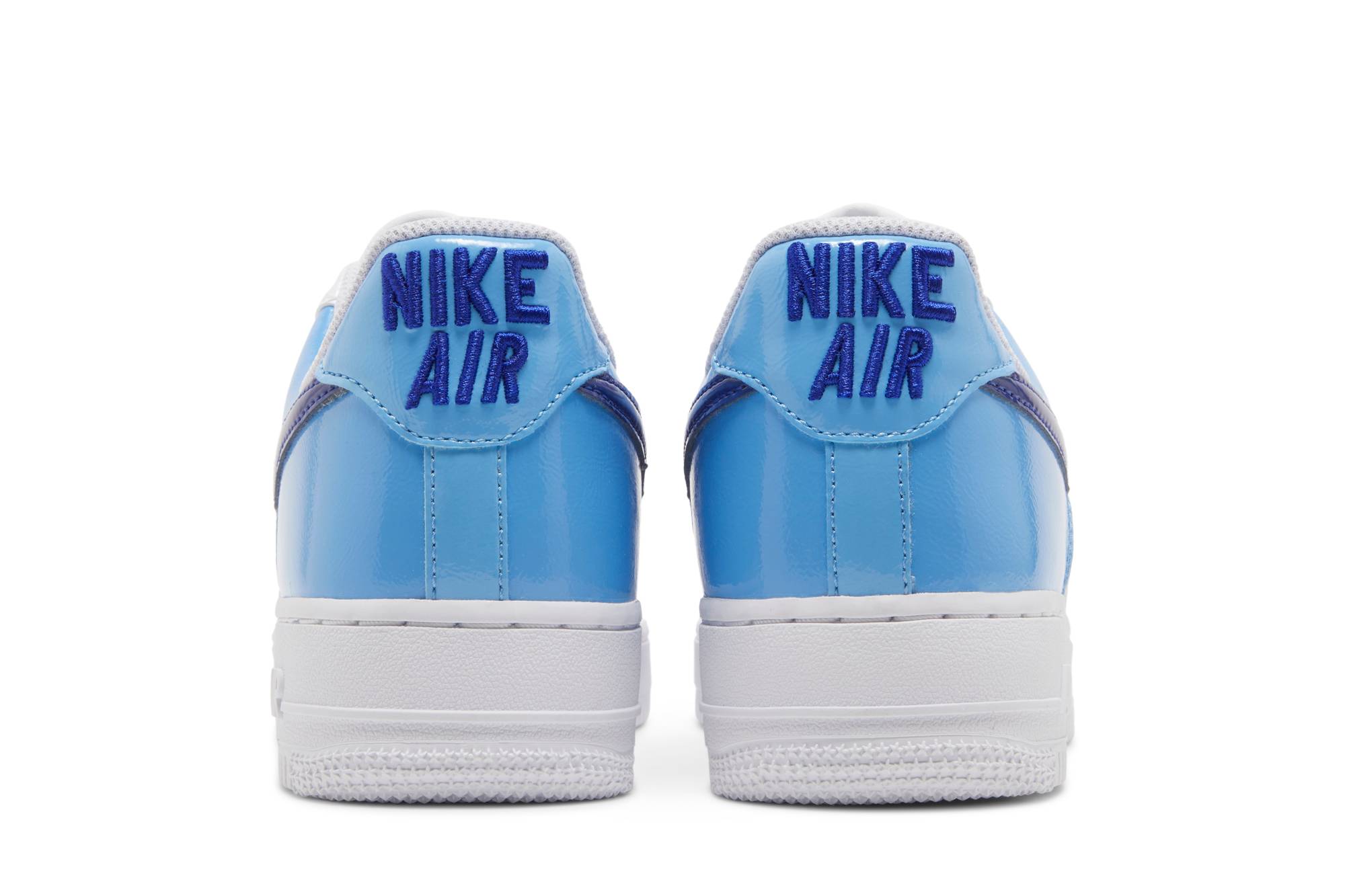 (Women) Nike Air Force 1 Low ‘Blue patent Swoosh’ DJ9942-400