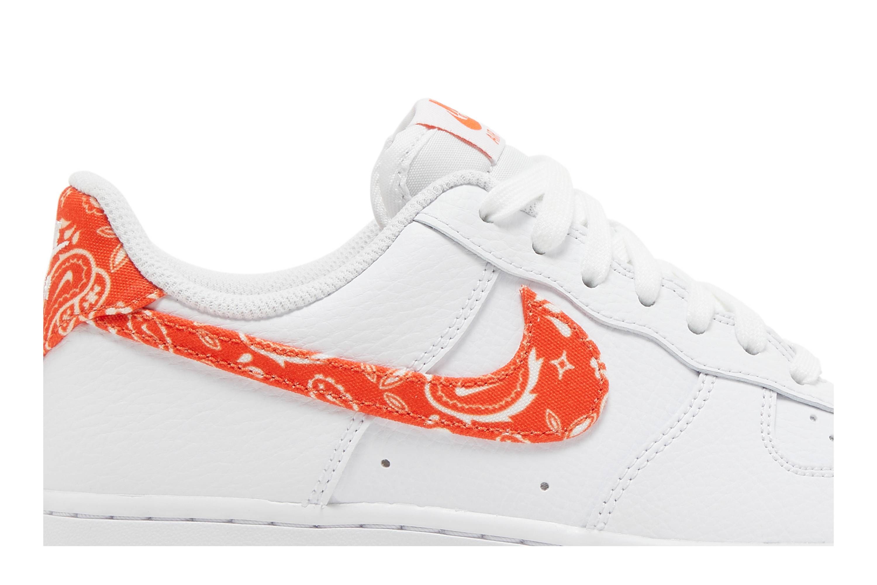 (Women) Nike Air Force 1 Low Orange Paisley DJ9942-102 Nicesnk