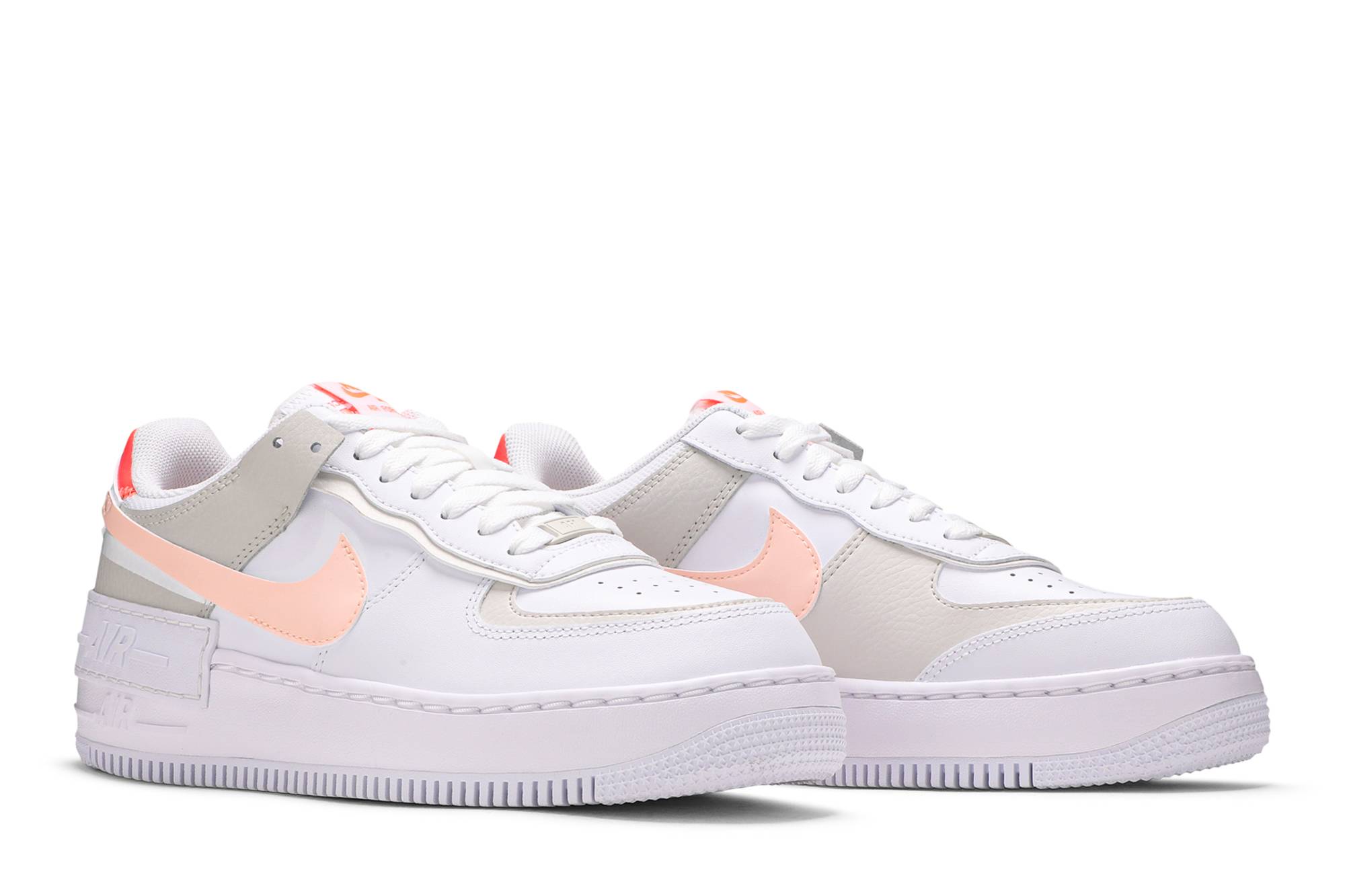 (Women) Nike Air Force 1 Low Shadow ‘White Bright Mango’ DH3896-100