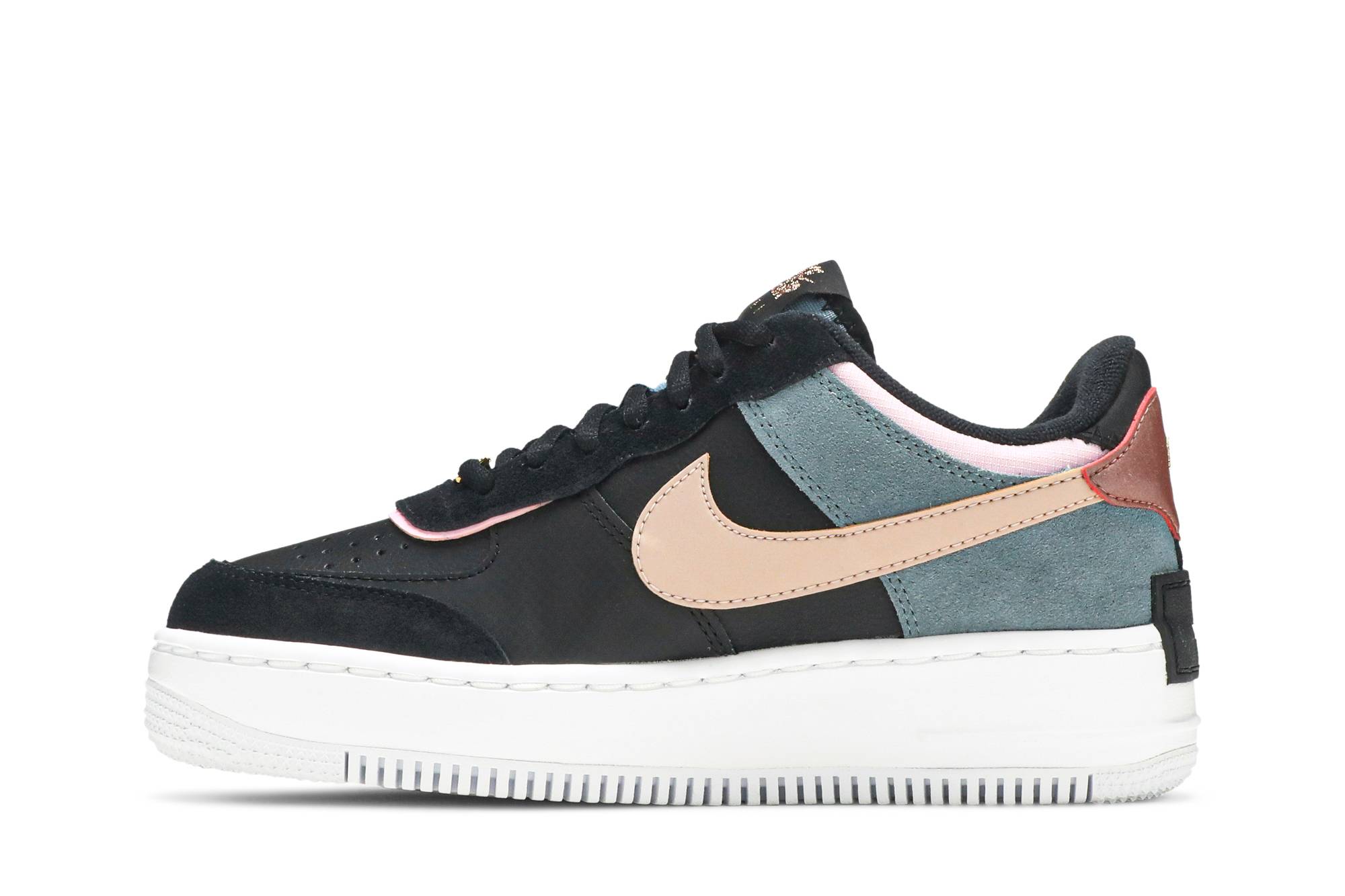 (Women) Nike Air Force 1 Shadow Black Light Arctic Pink CU5315-001 Nicesnk