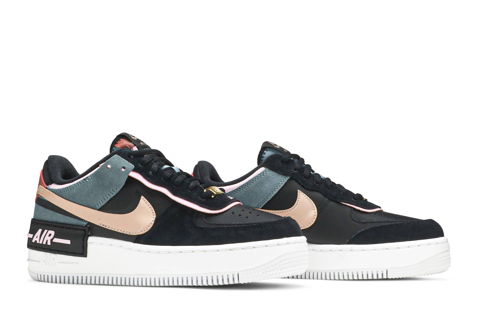 (Women) Nike Air Force 1 Shadow Black Light Arctic Pink CU5315-001 Nicesnk