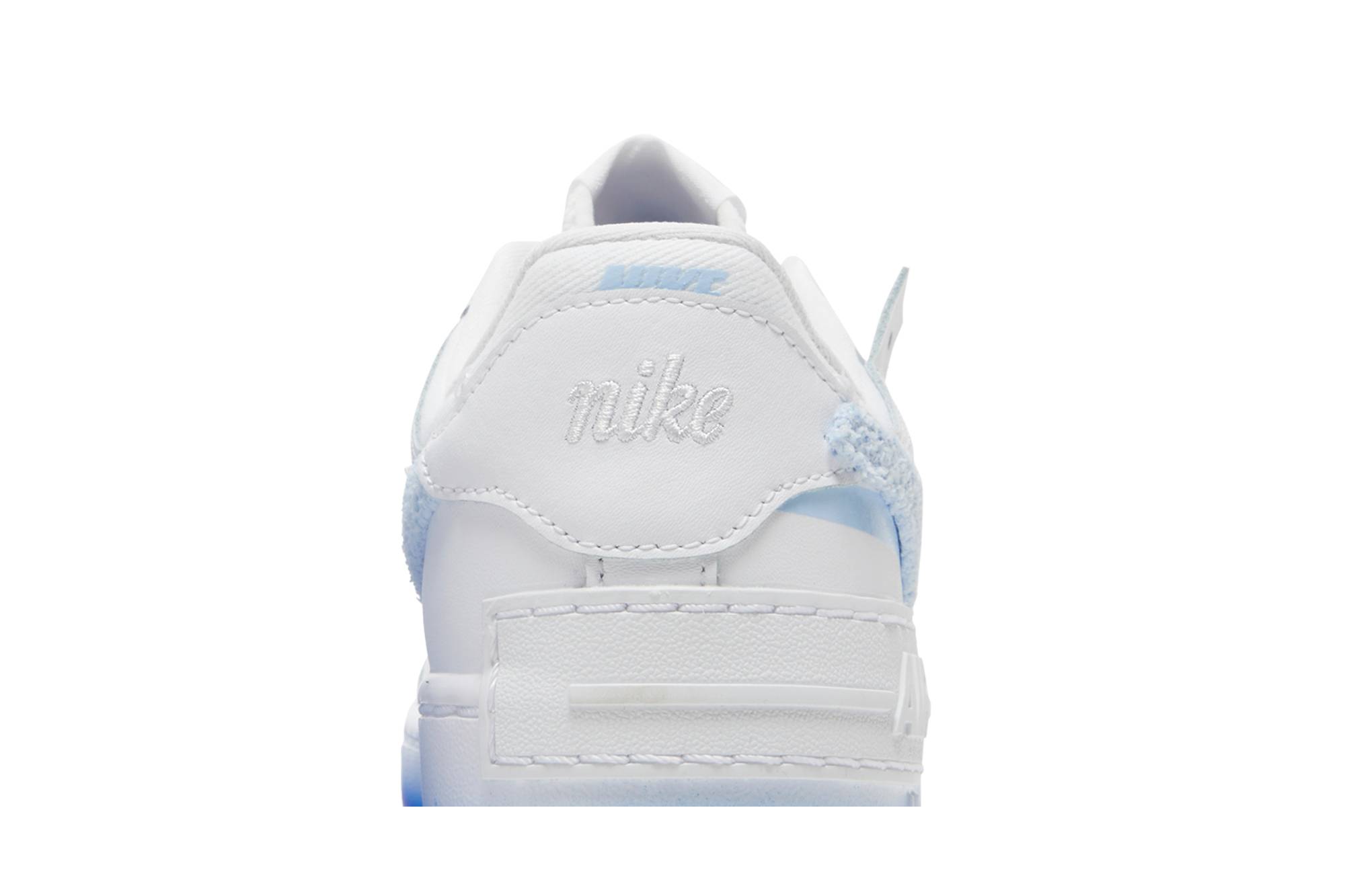 (Women) Nike Air Force 1 Shadow ‘Chenille Swoosh – Blue Tint’ FJ4567-100