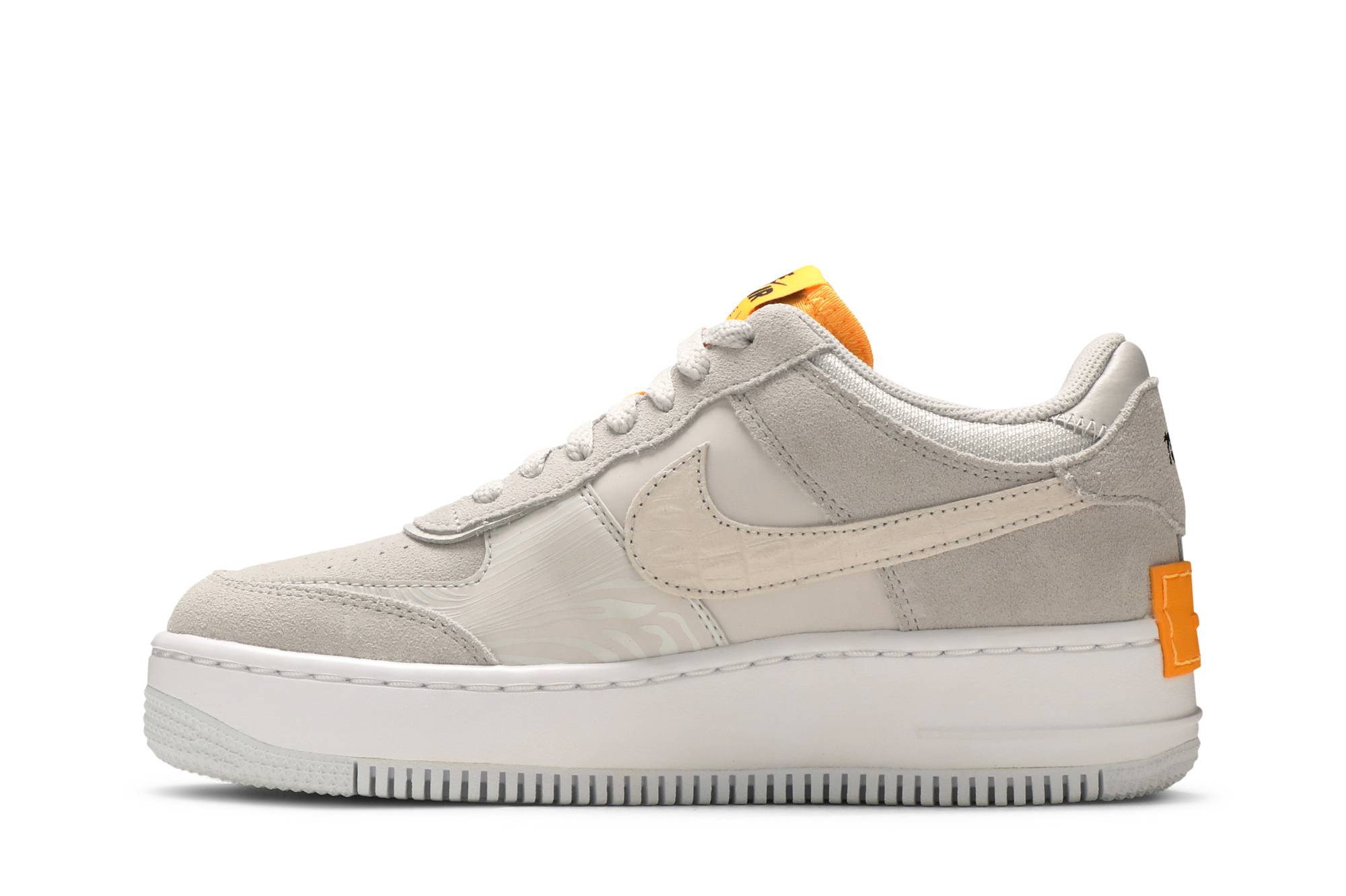 (Women) Nike Air Force 1 Shadow Tan Orange CU3446-001 Nicesnk