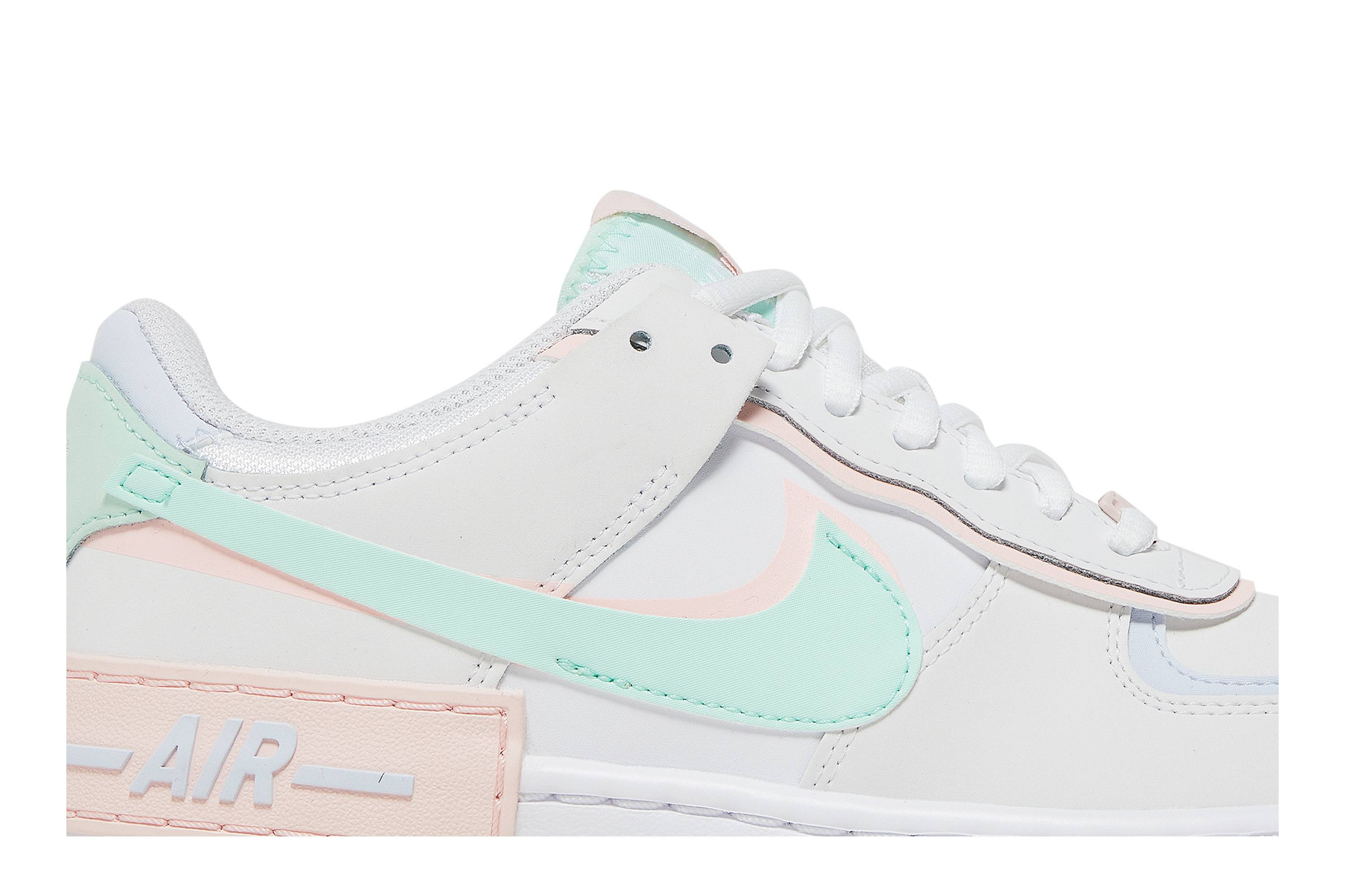 (Women) Nike Air Force 1 Shadow White Atmosphere Mint CI0919-117 Nicesnk