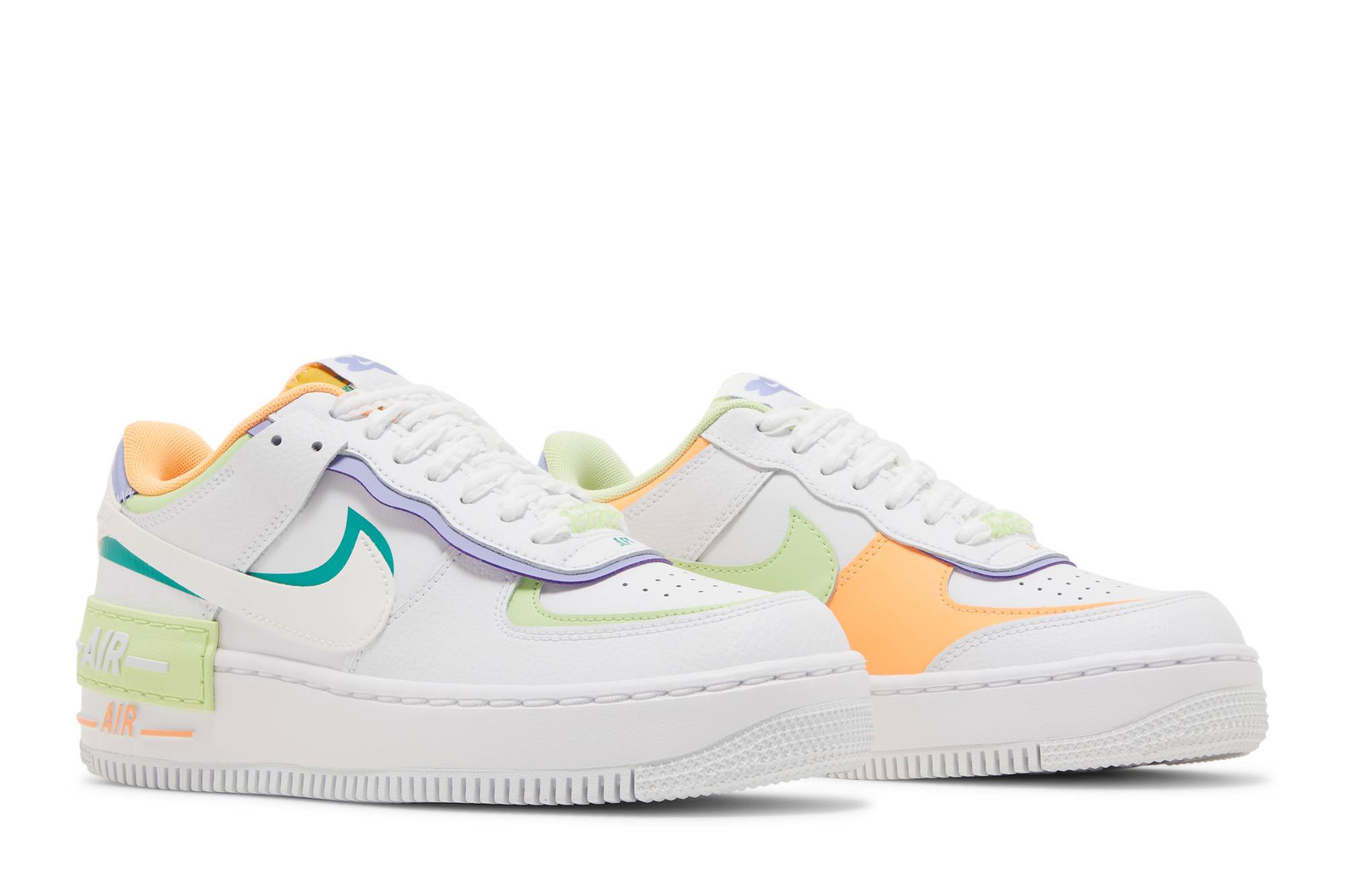 (Women) Nike Air Force 1 Shadow ‘White Multi-Color’ DX3718-100
