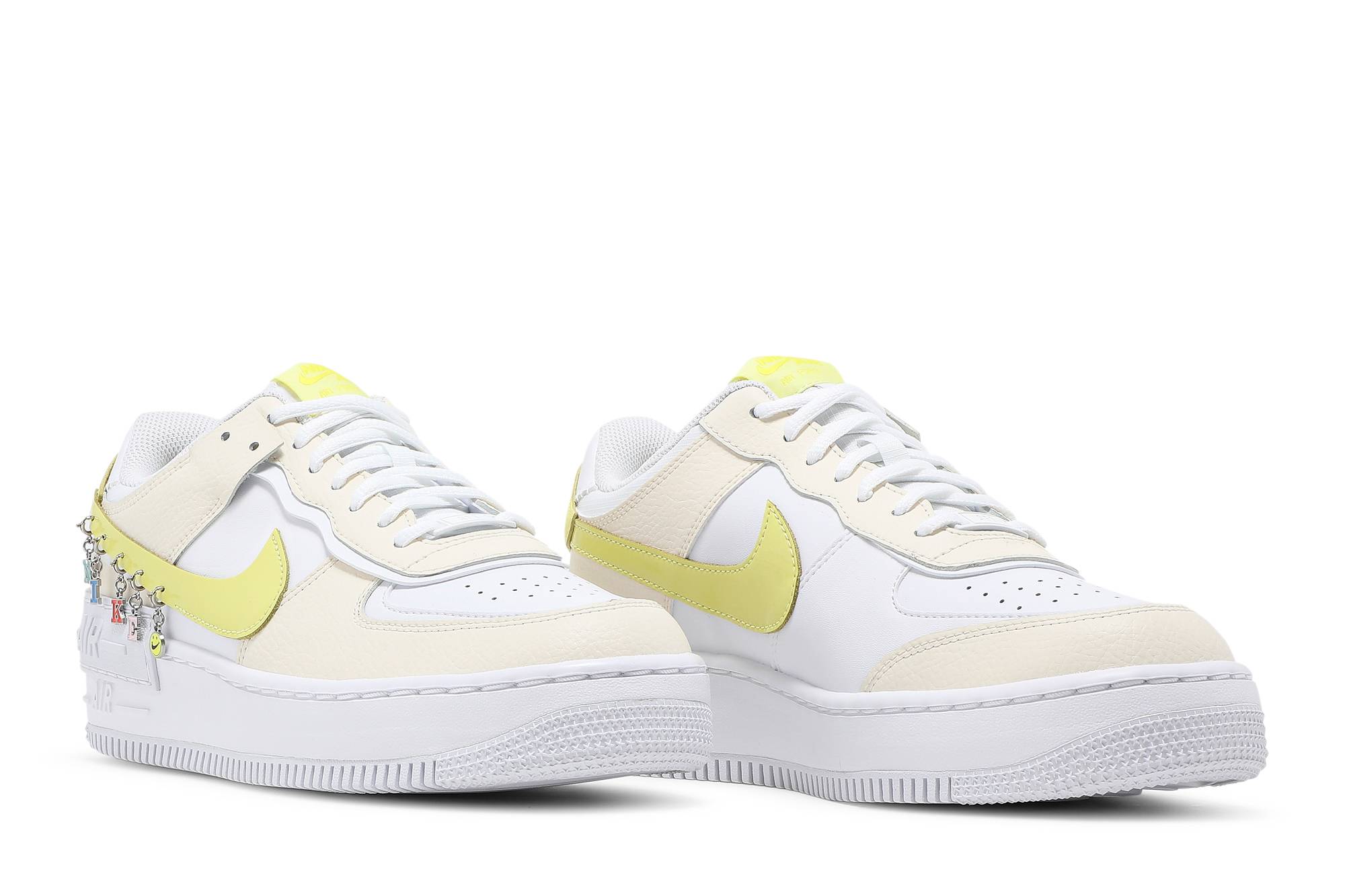 (Women) Nike Air Force 1 Shadow SE Pale Ivory Light Zitron DJ5197-100 Nicesnk