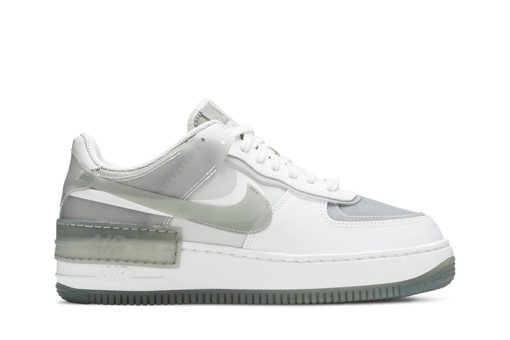 (Women) Nike Air Force 1 Shadow SE Particle Grey CK6561-100 Nicesnk