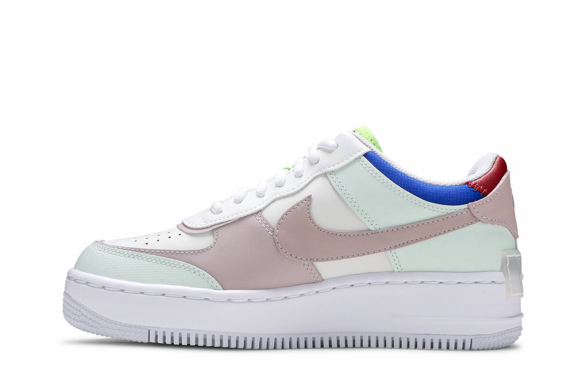 (Women) Nike Air Force 1 Shadow SE Pixel Swoosh – Barely Green CV8480-300 Nicesnk