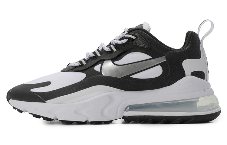 (Women) Nike Air Max 270 React White Metallic Silver CQ4805-101 Nicesnk
