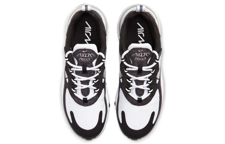 (Women) Nike Air Max 270 React White Metallic Silver CQ4805-101 Nicesnk