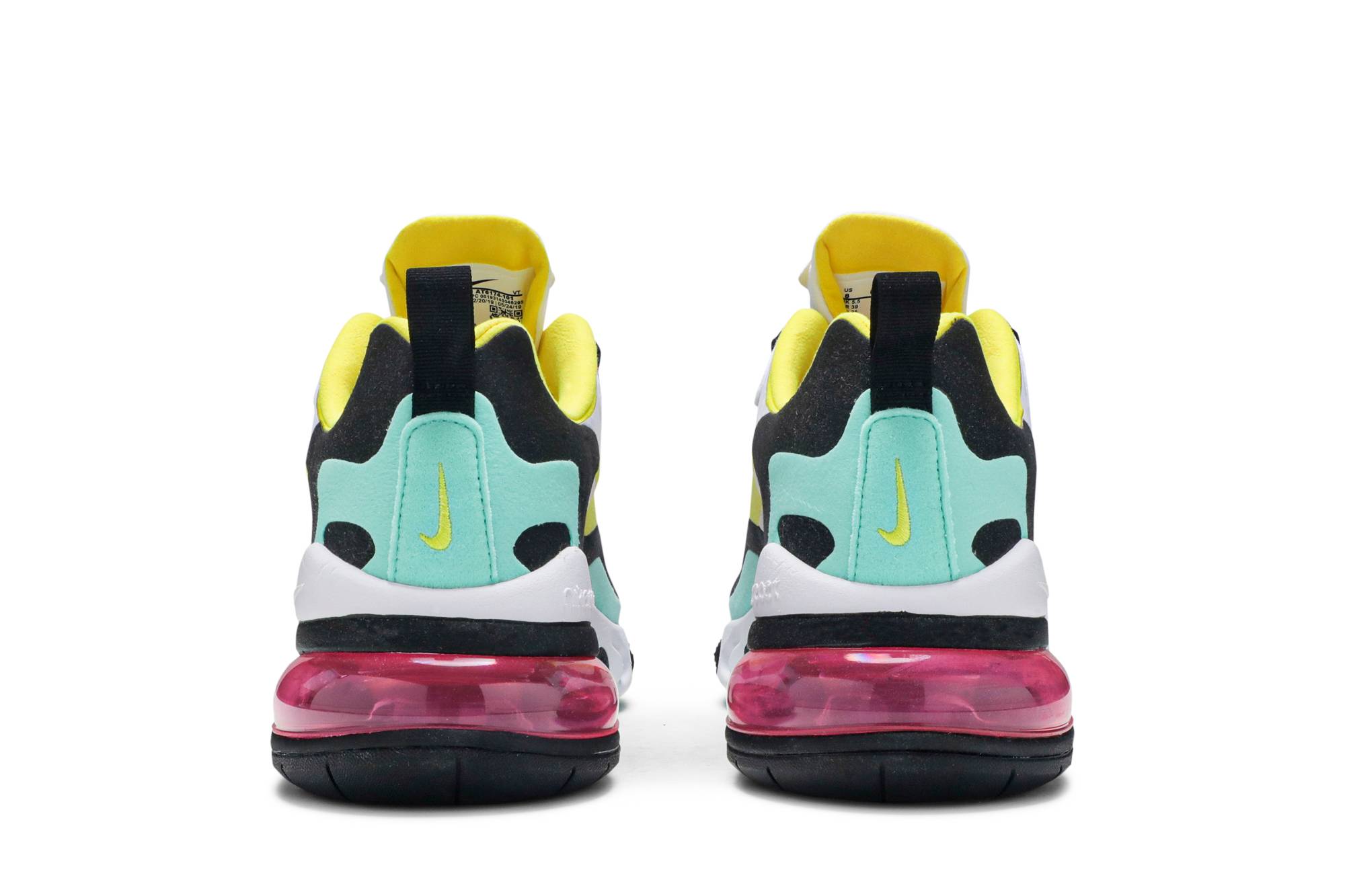 (Women) Nike Air Max 270 React Bright Violet AT6174-101 Nicesnk