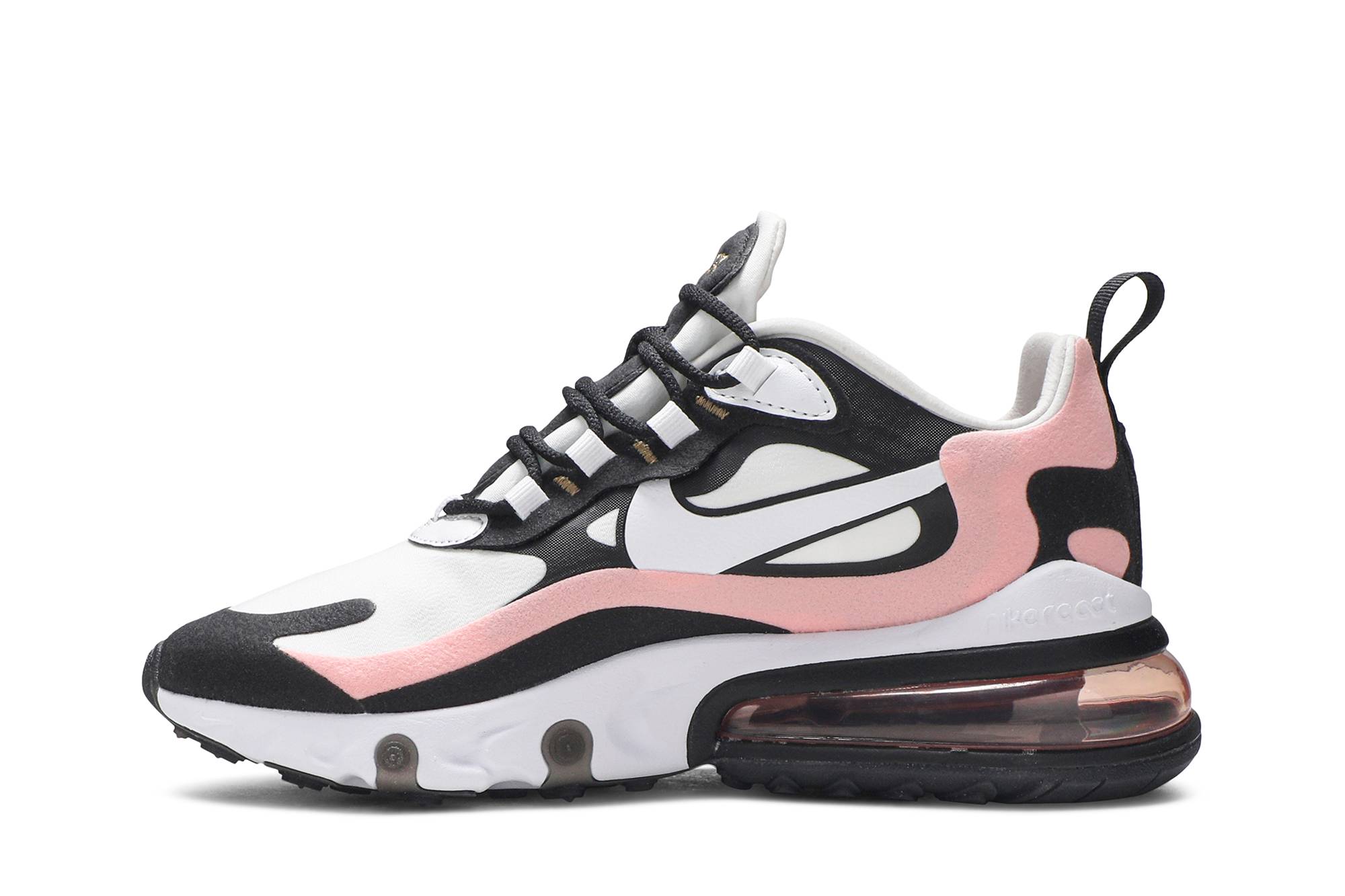 (Women) Nike Air Max 270 React Coral Black AT6174-005 Nicesnk