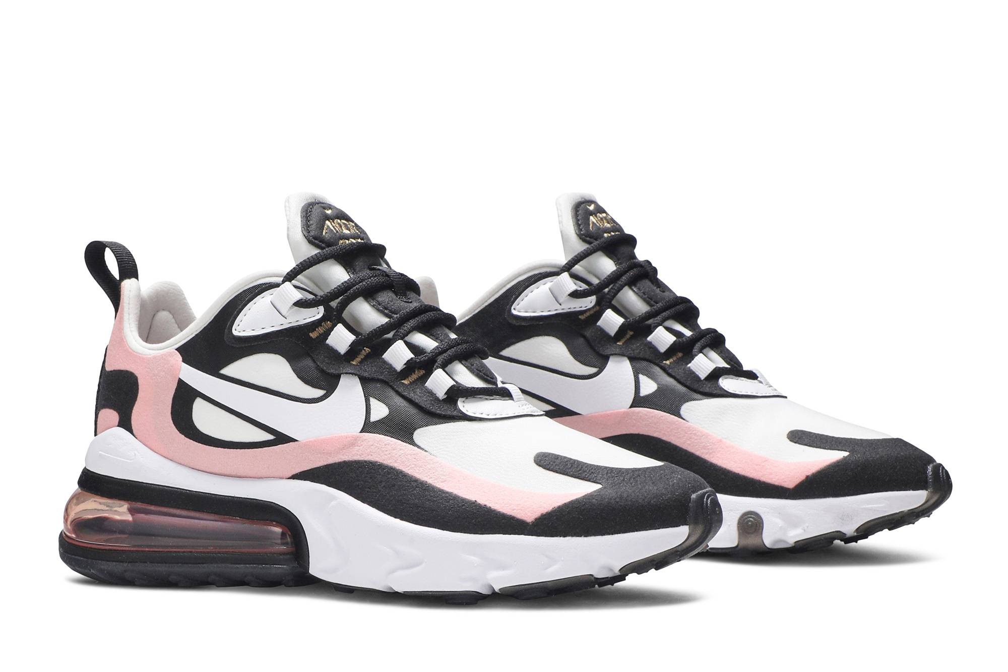 (Women) Nike Air Max 270 React Coral Black AT6174-005 Nicesnk