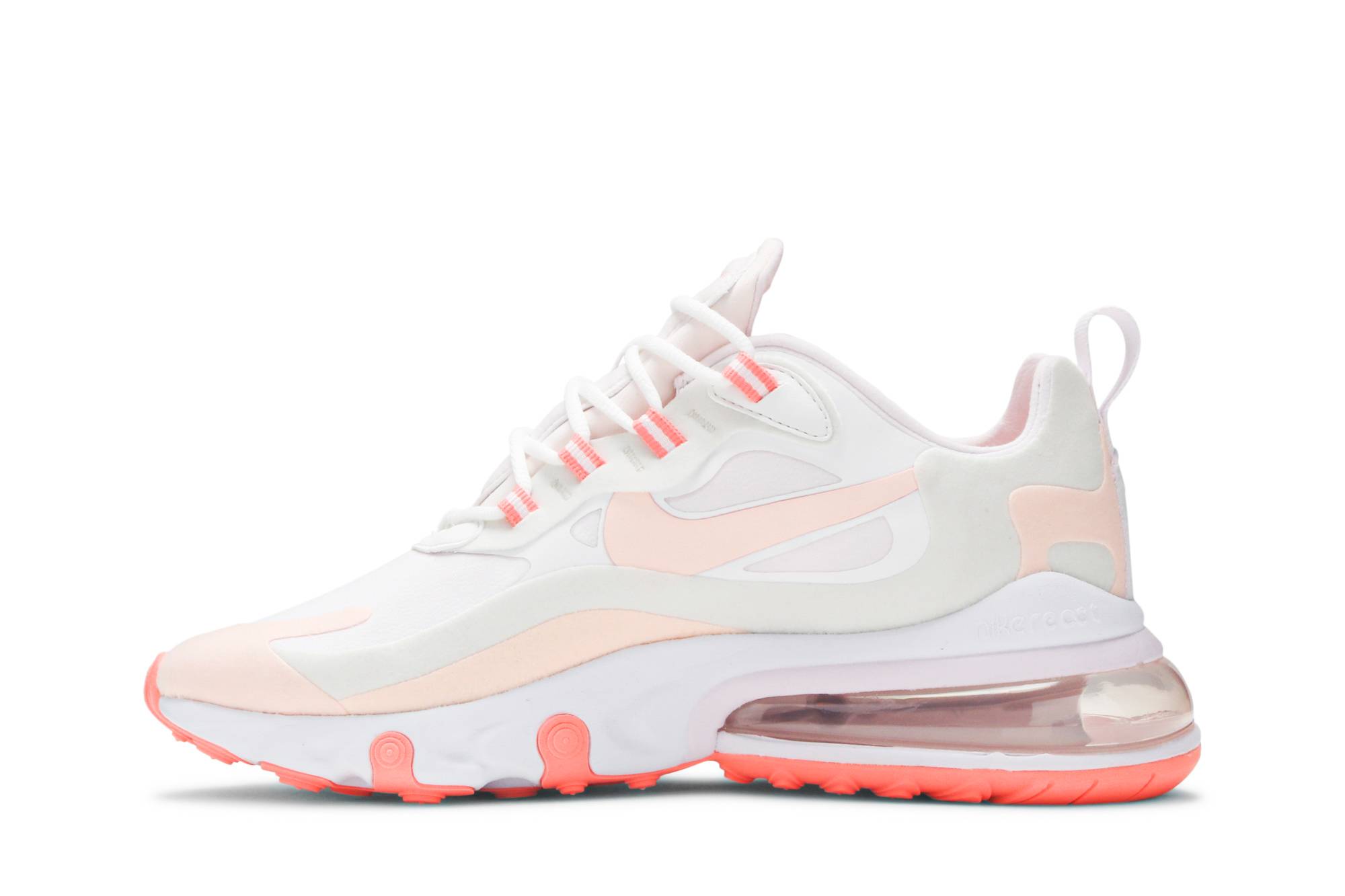 (Women) Nike Air Max 270 React Crimson Tint CJ0619-103 Nicesnk