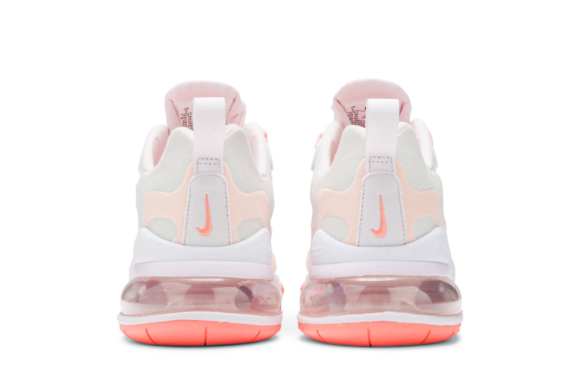 (Women) Nike Air Max 270 React Crimson Tint CJ0619-103 Nicesnk