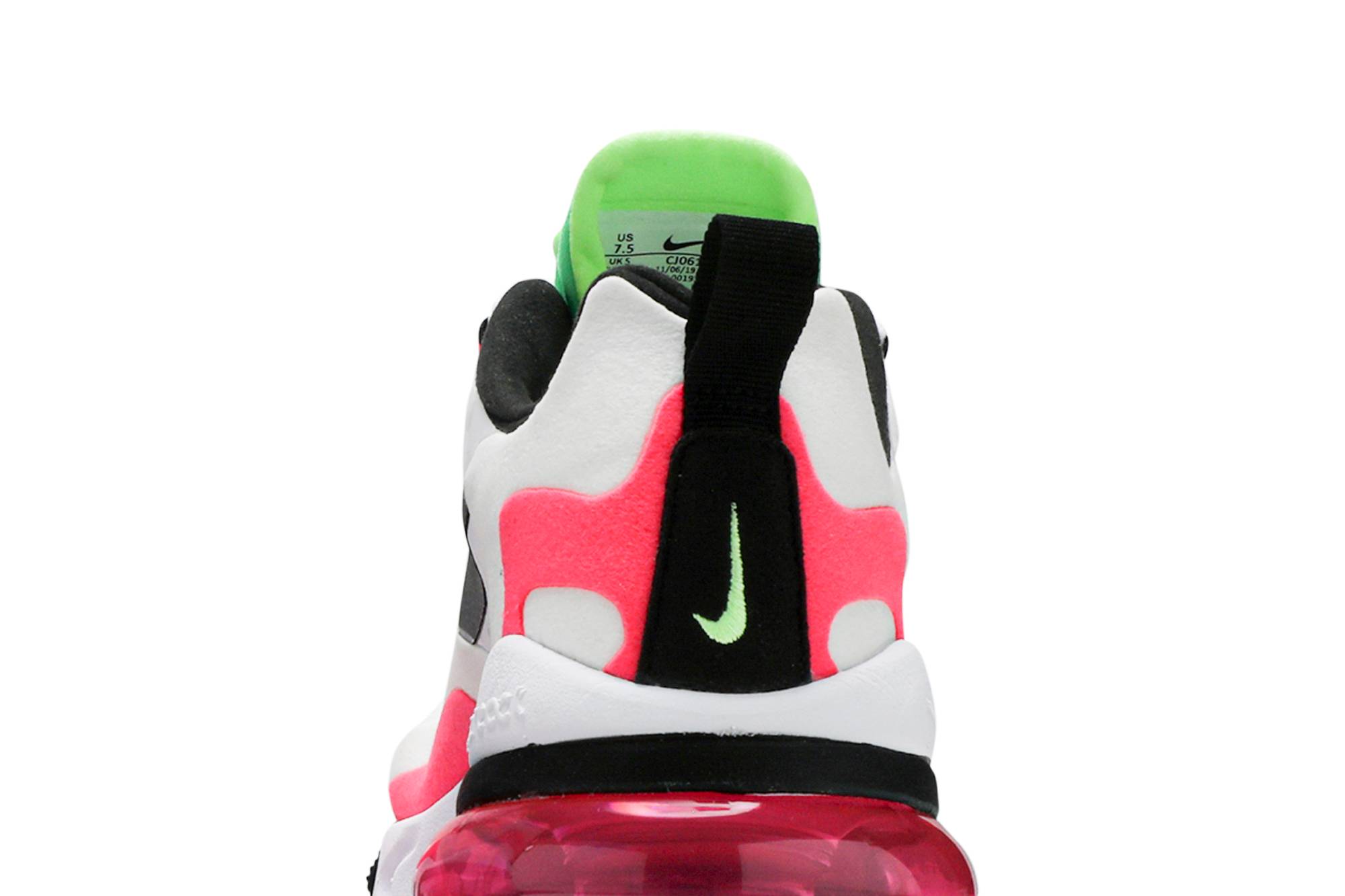 (Women) Nike Air Max 270 React Hyper Pink CJ0619-101 Nicesnk