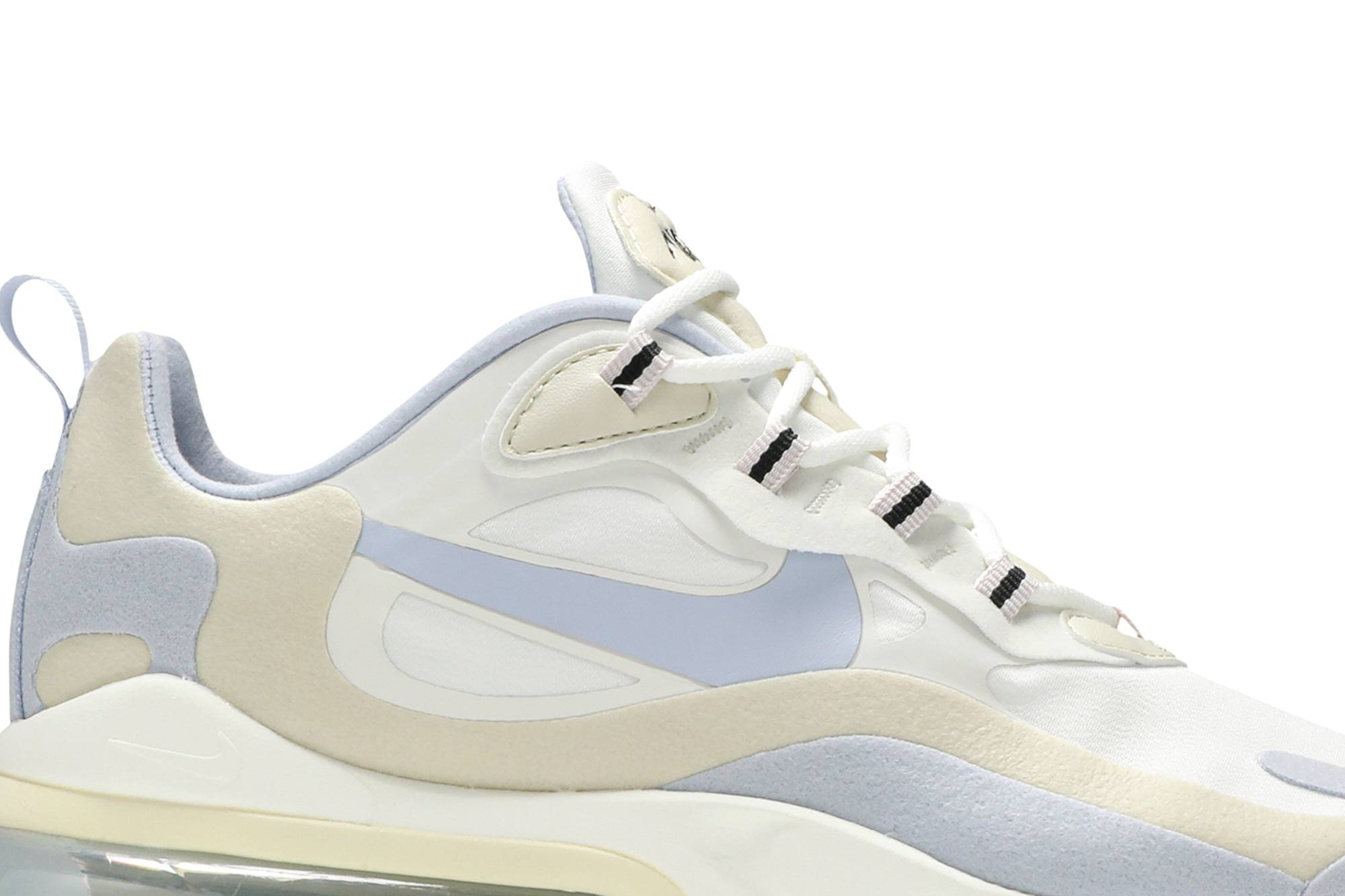 (Women) Nike Air Max 270 React White Fossil CT1287-100 Nicesnk