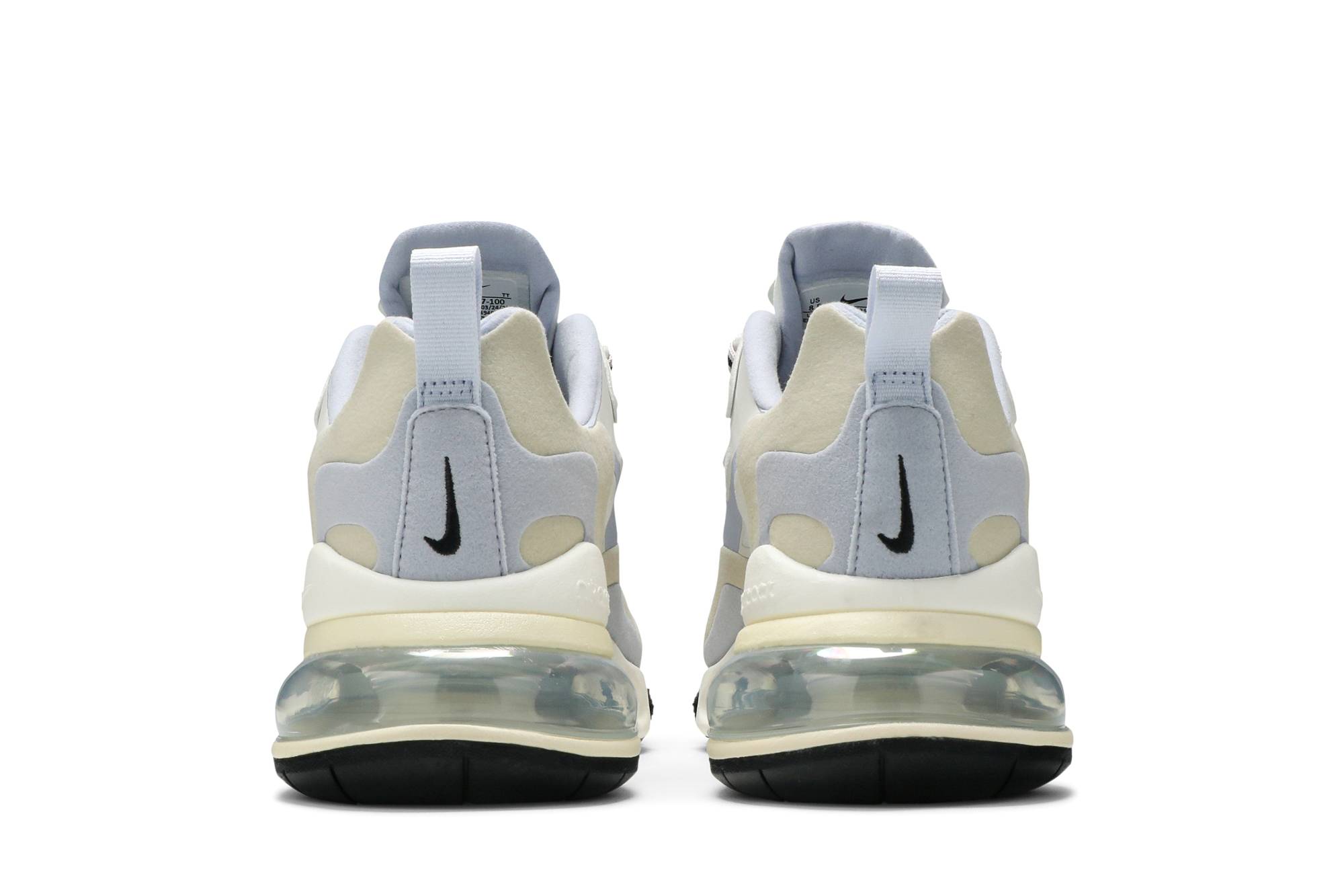 (Women) Nike Air Max 270 React White Fossil CT1287-100 Nicesnk