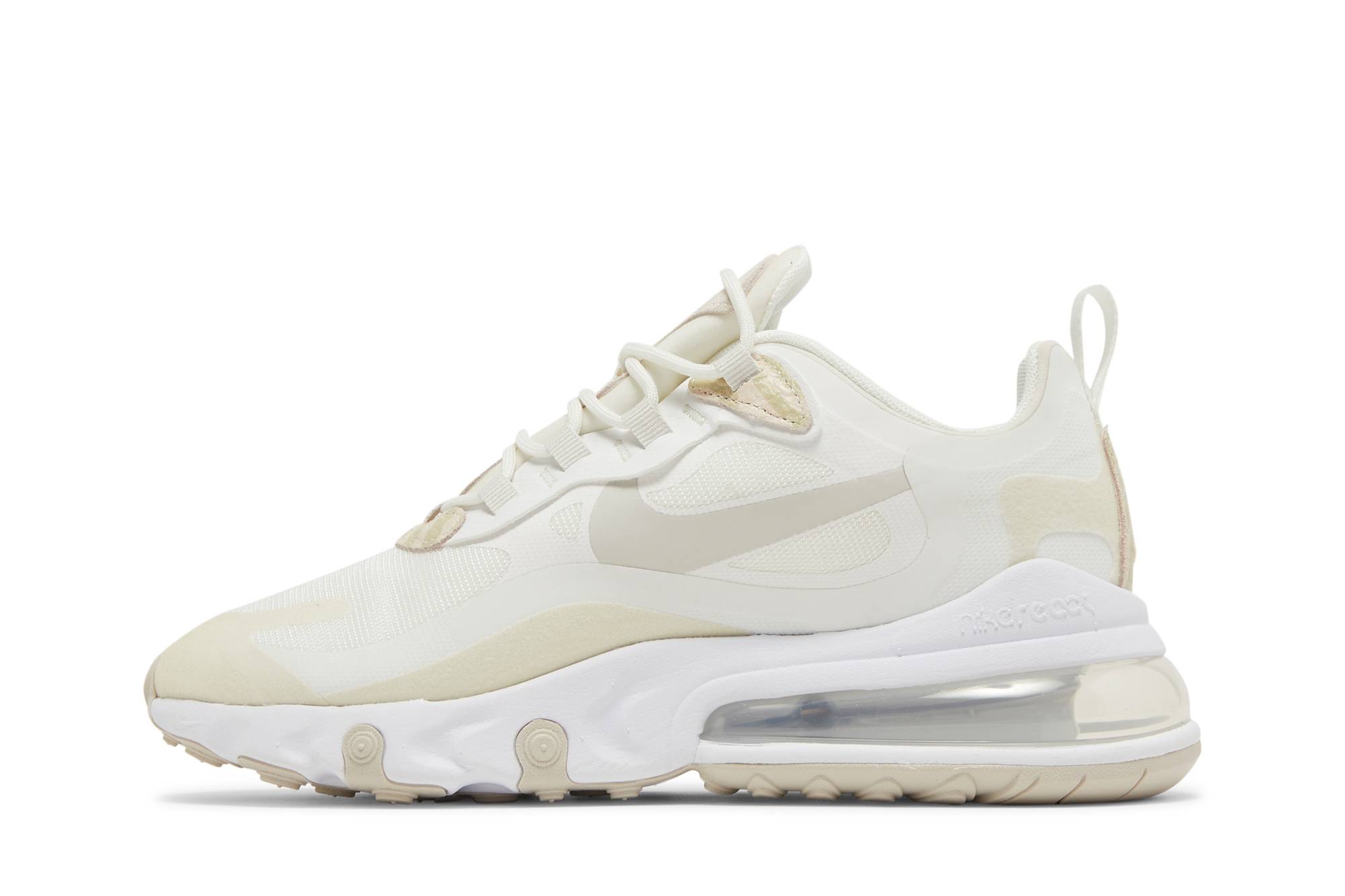(Women) Nike Air Max 270 React SE Light Bone CV8815-100 Nicesnk