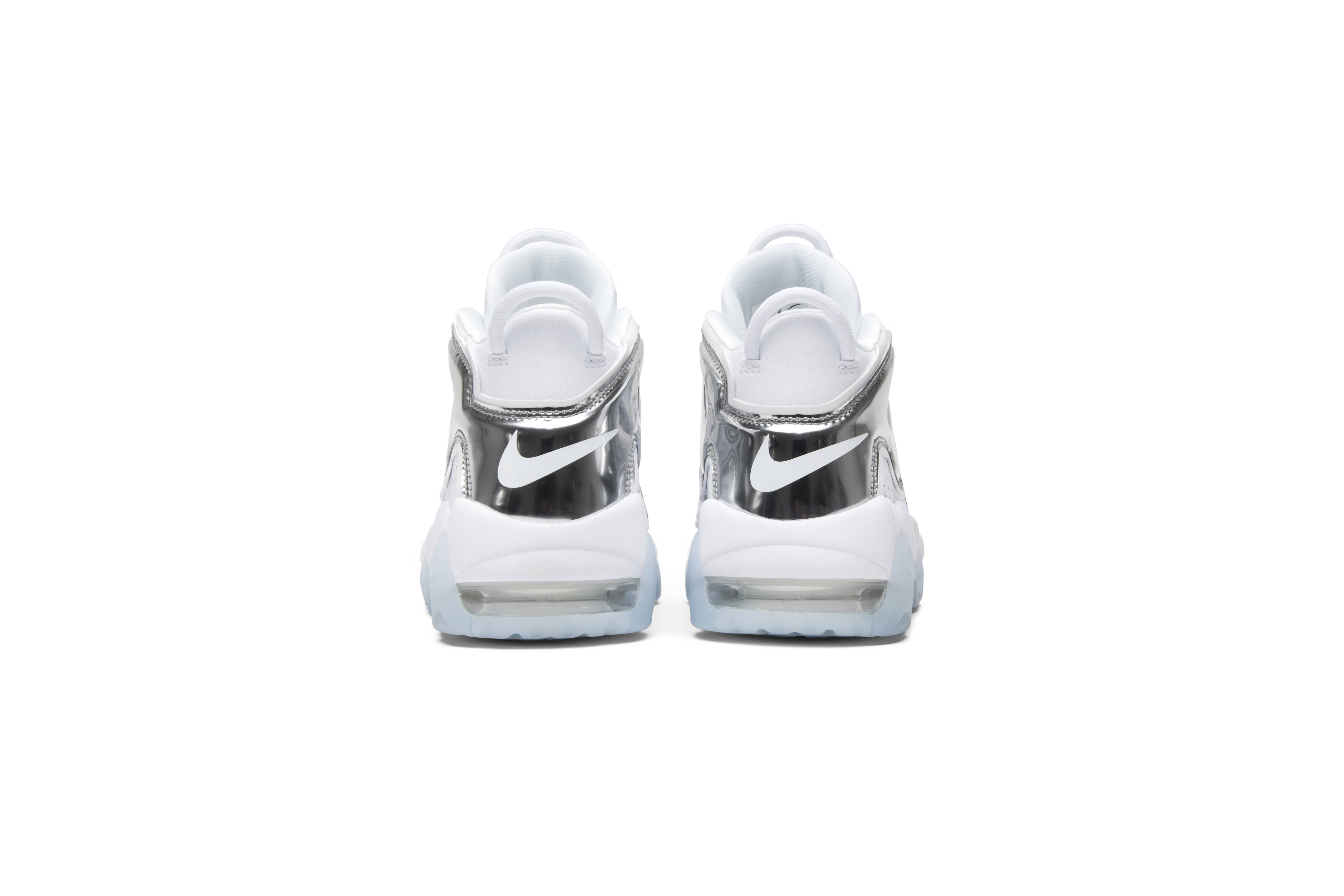 (Women) Nike Air More Uptempo Chrome 917593-100 Nicesnk