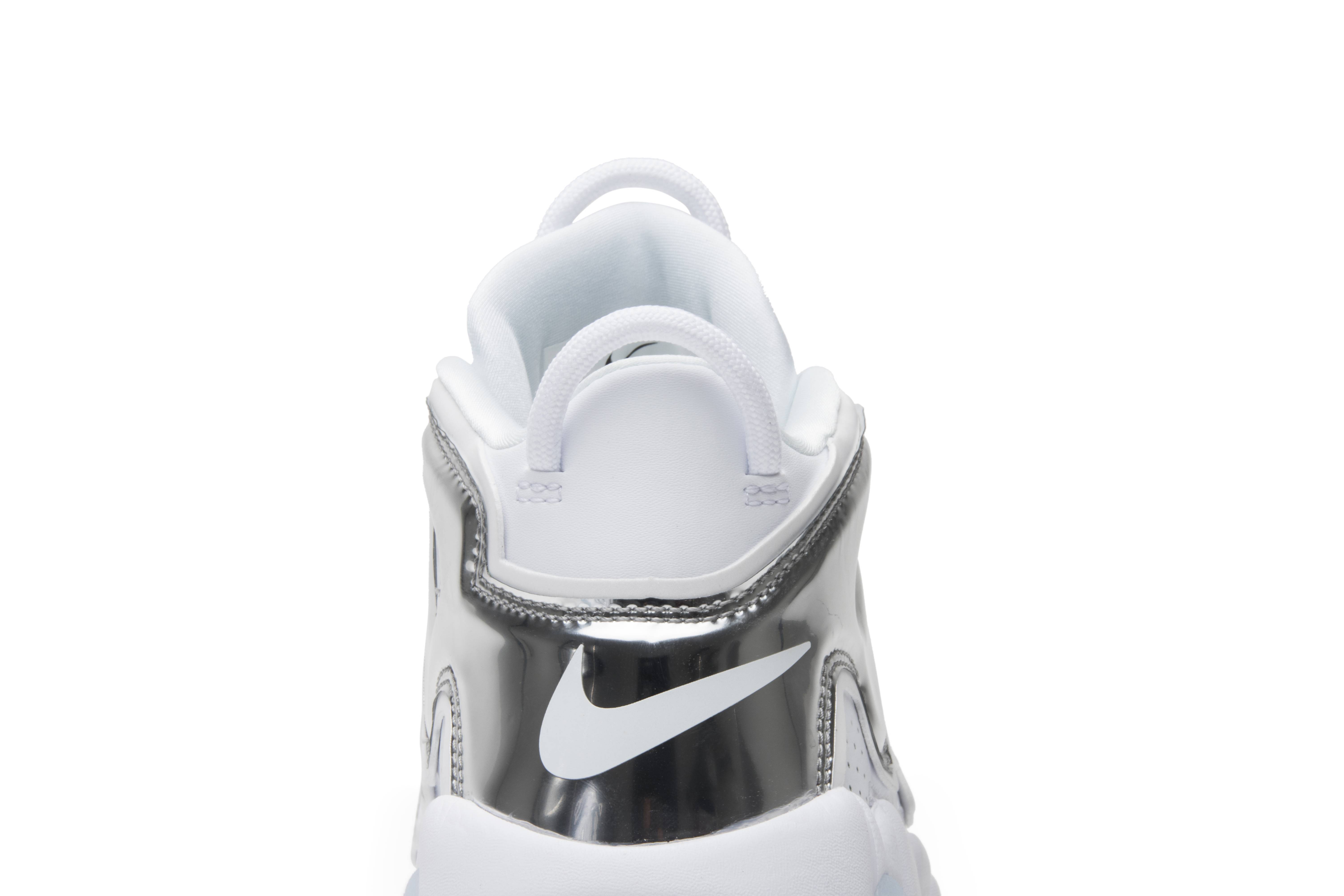 (Women) Nike Air More Uptempo Chrome 917593-100 Nicesnk