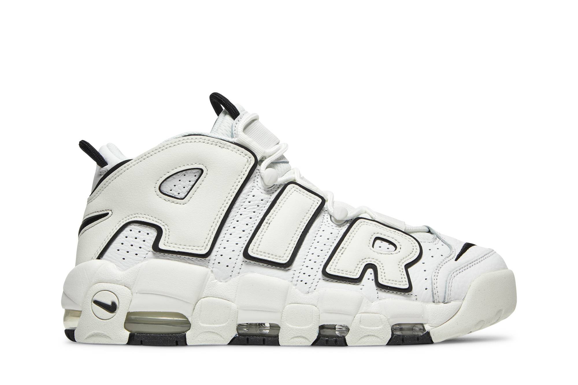 (Women) Nike Air More Uptempo White Black DO6718-100 Nicesnk